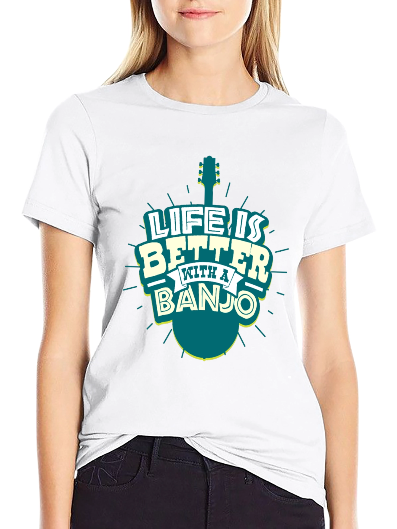 Life is Better with a Banjo T-Shirt