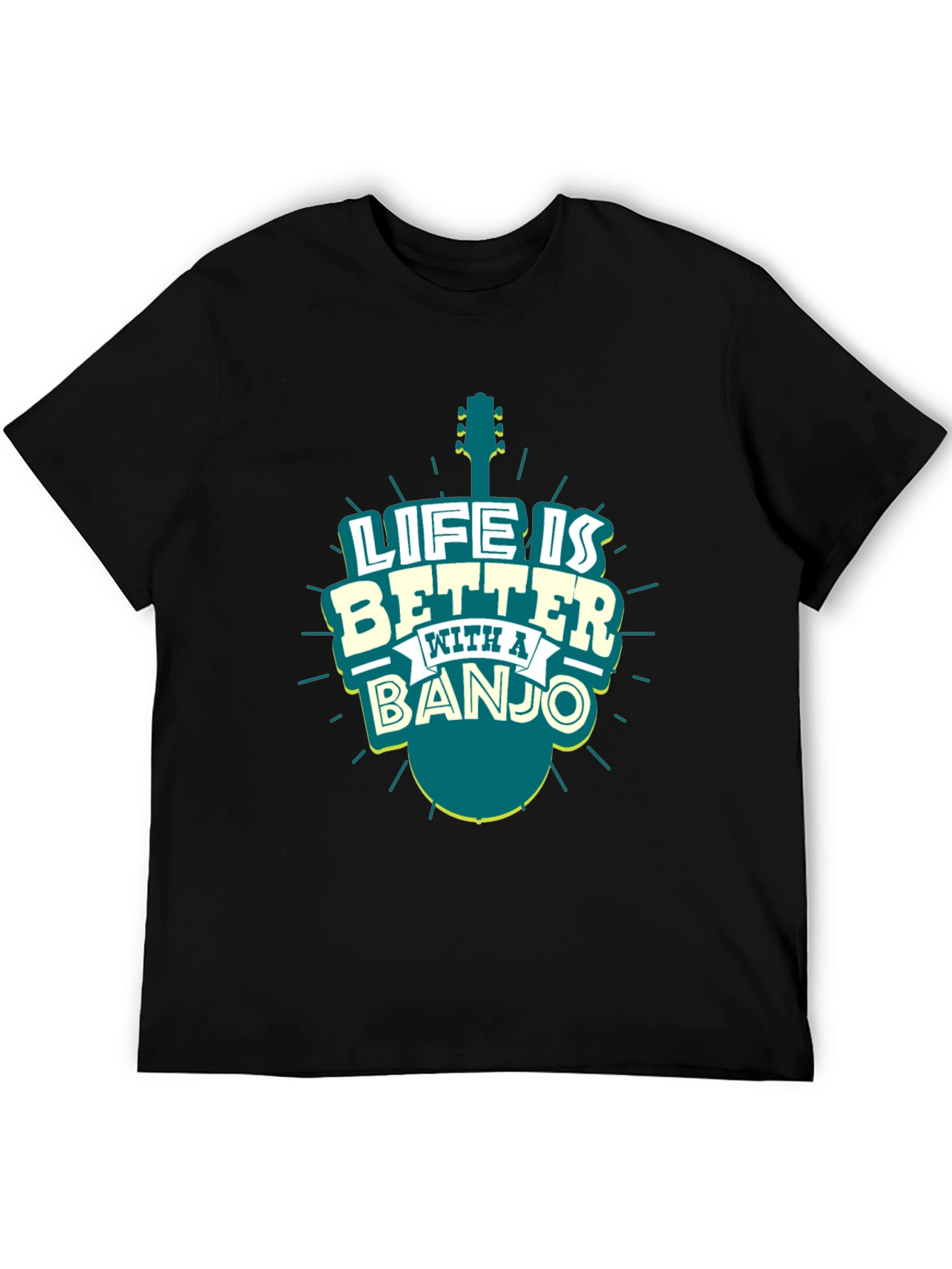 Life is Better with a Banjo T-Shirt