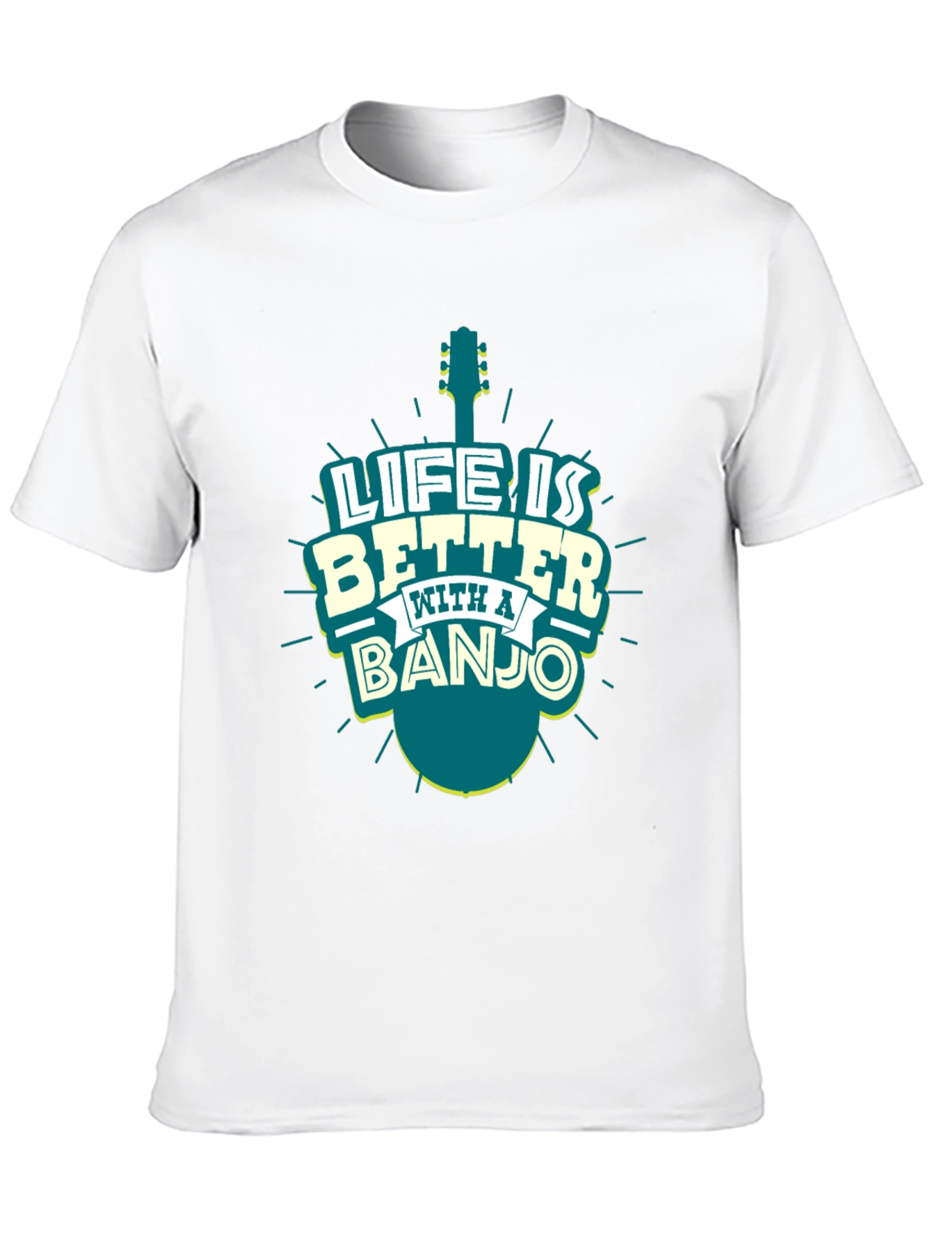 Life is Better with a Banjo T-Shirt