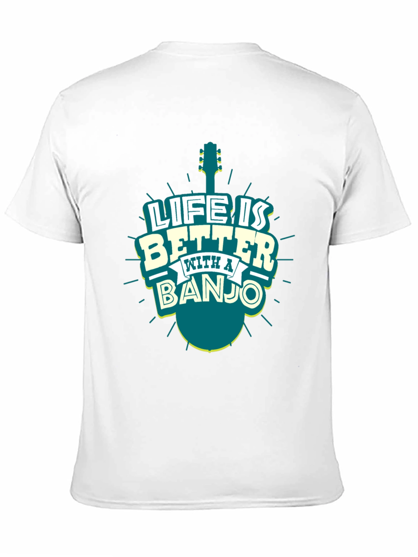 Life is Better with a Banjo T-Shirt