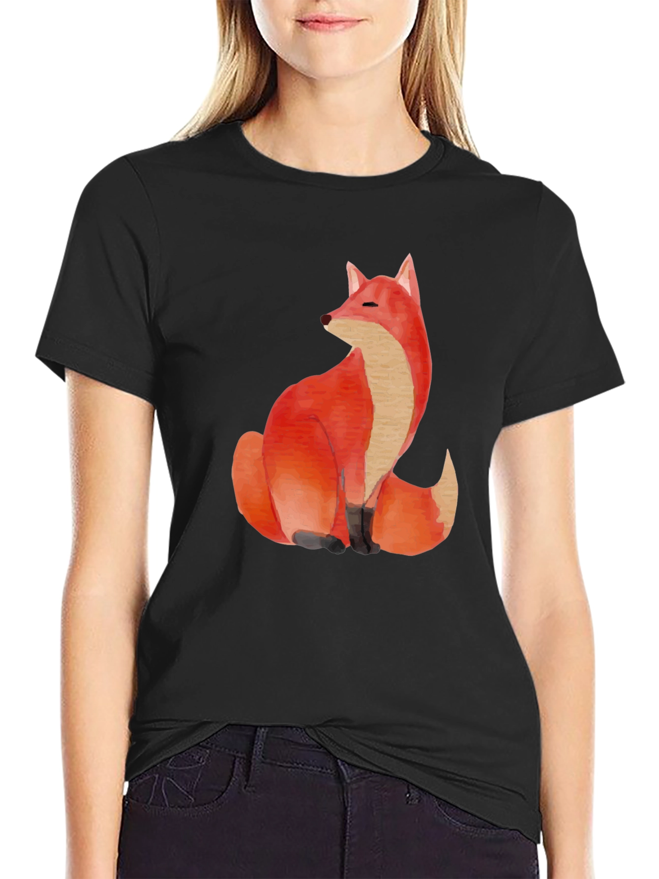 Fox Graphic Tee - Soft Cotton Blend