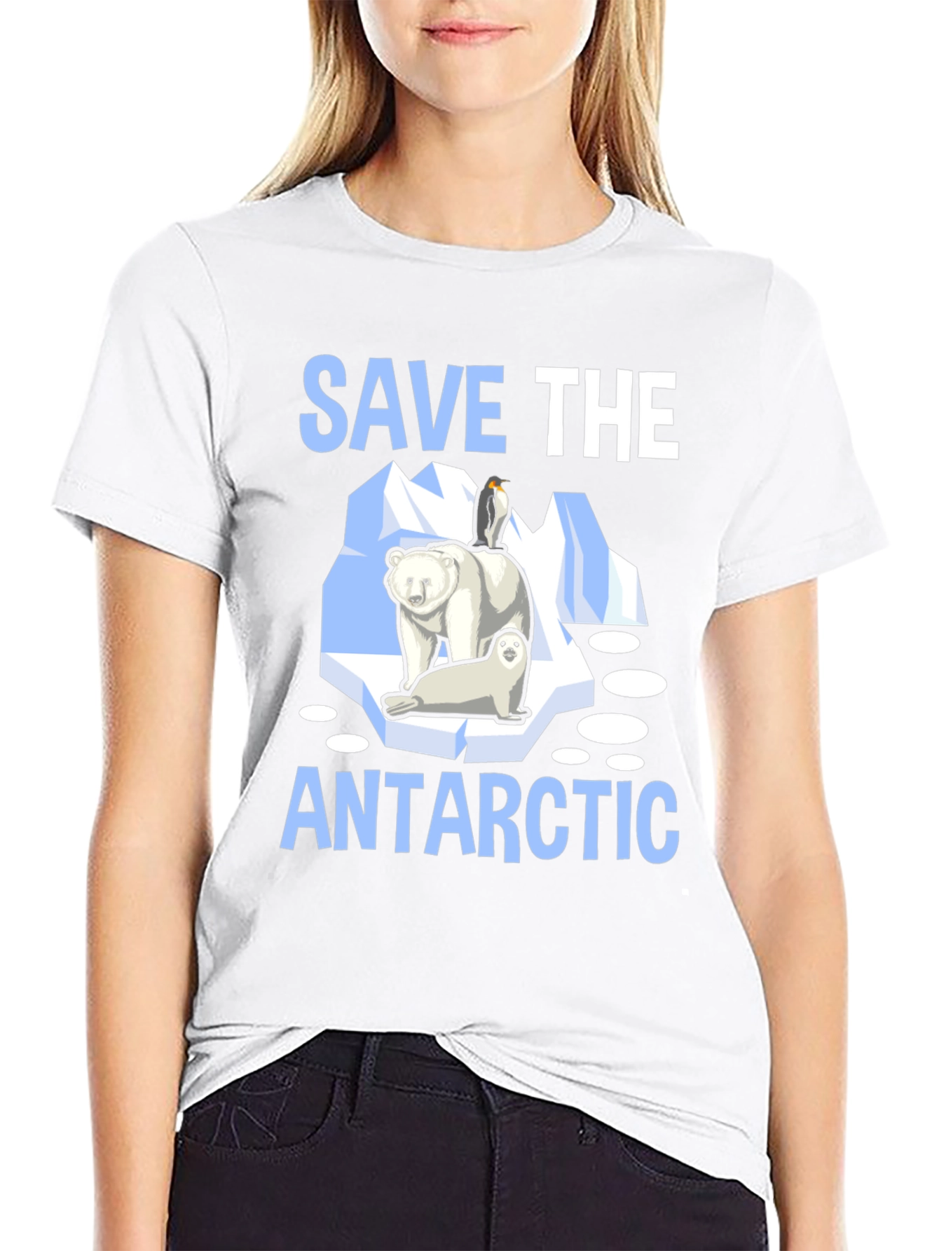 Save the Antarctic Graphic T-Shirt