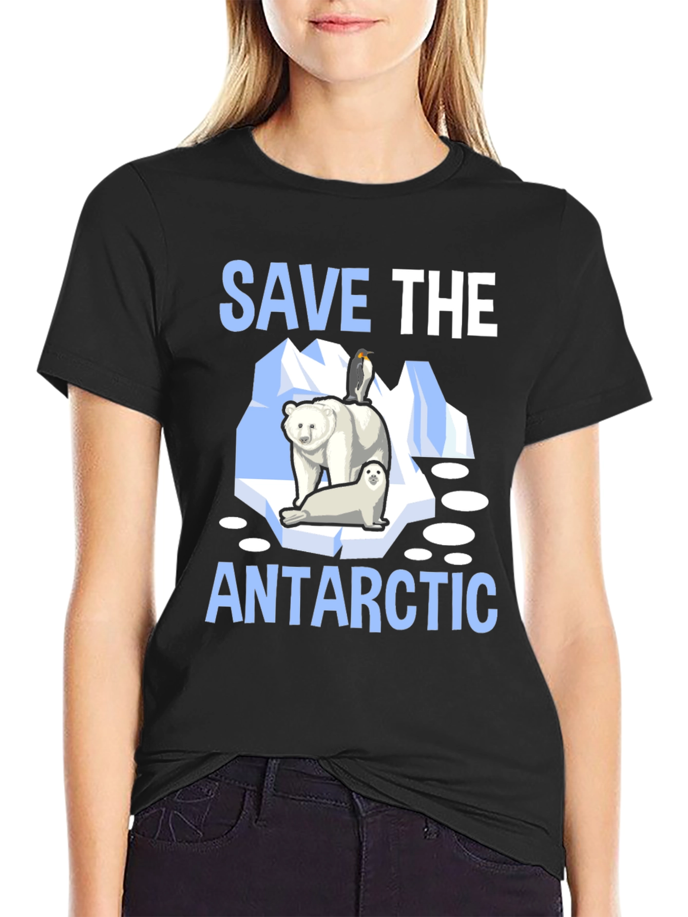 Save the Antarctic Graphic T-Shirt
