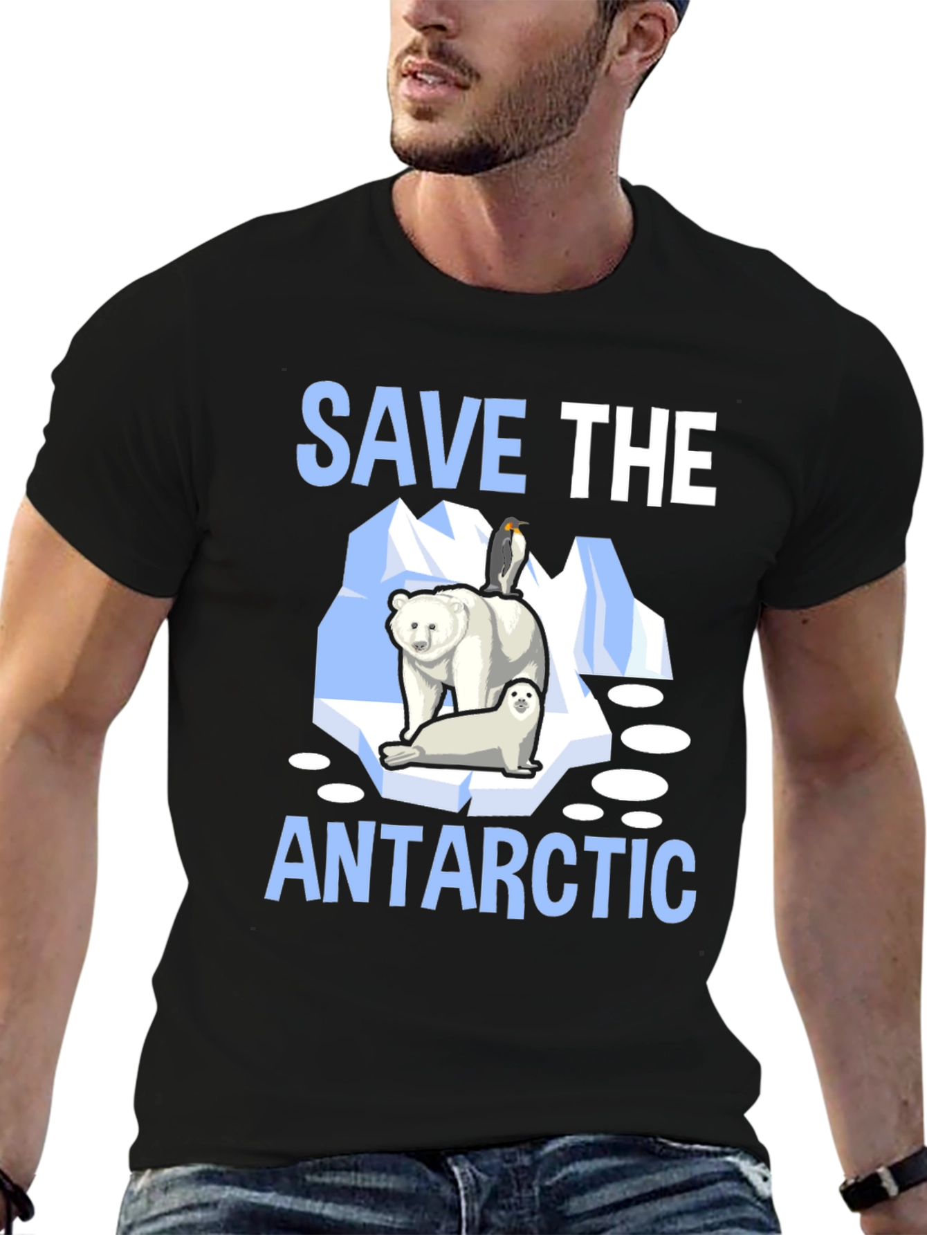 Save the Antarctic Graphic T-Shirt