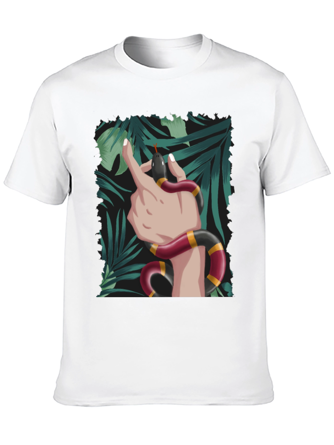 Tropical Snake Graphic Tee