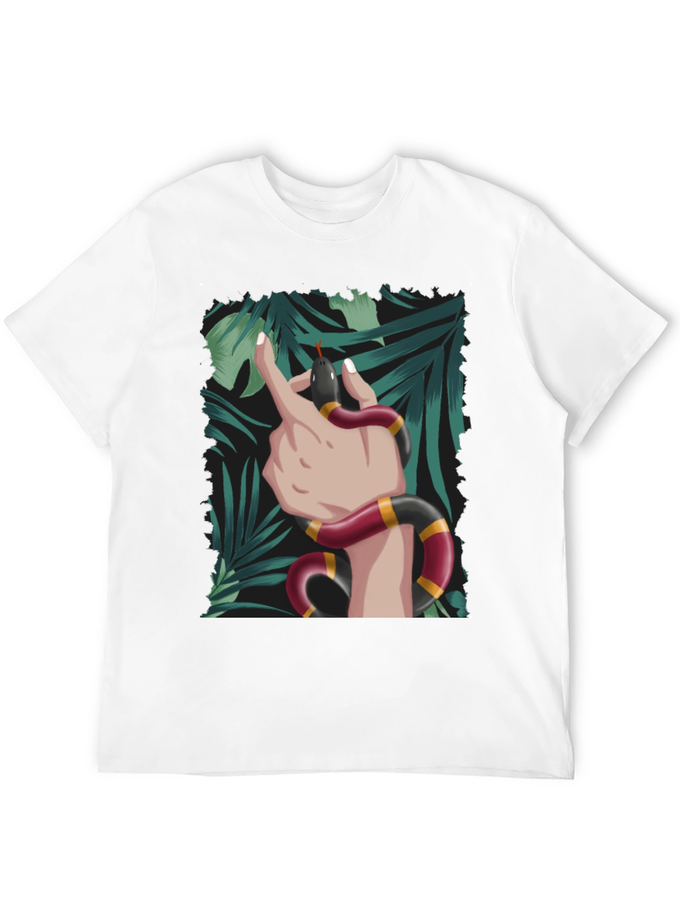 Tropical Snake Graphic Tee