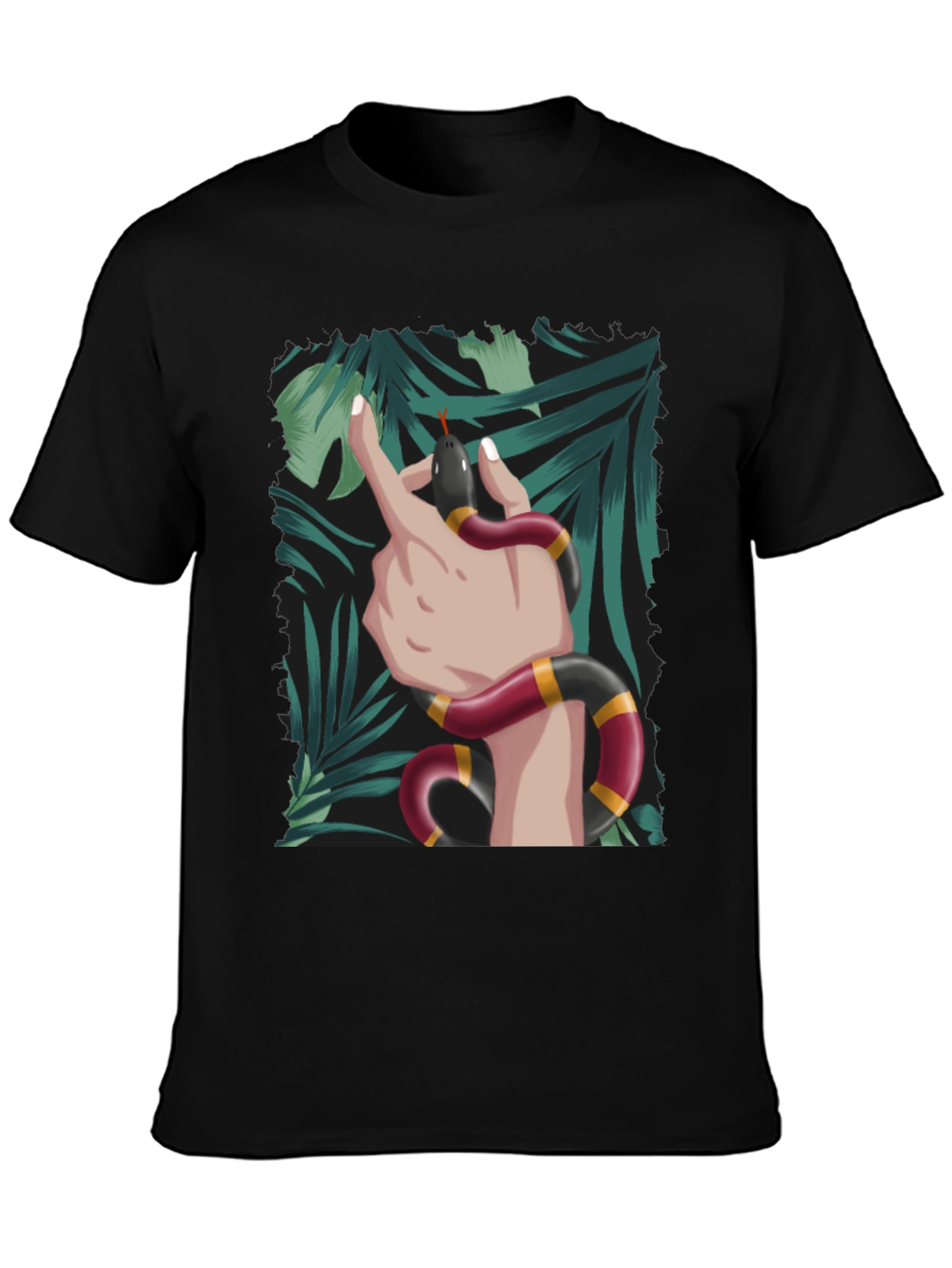 Tropical Snake Graphic Tee