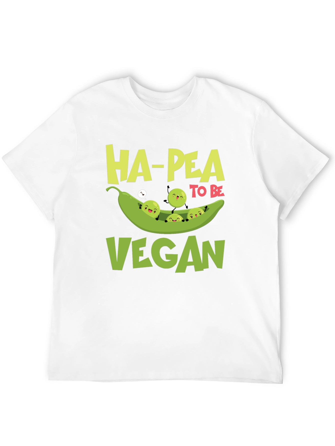 Ha-Pea to be Vegan Graphic T-Shirt