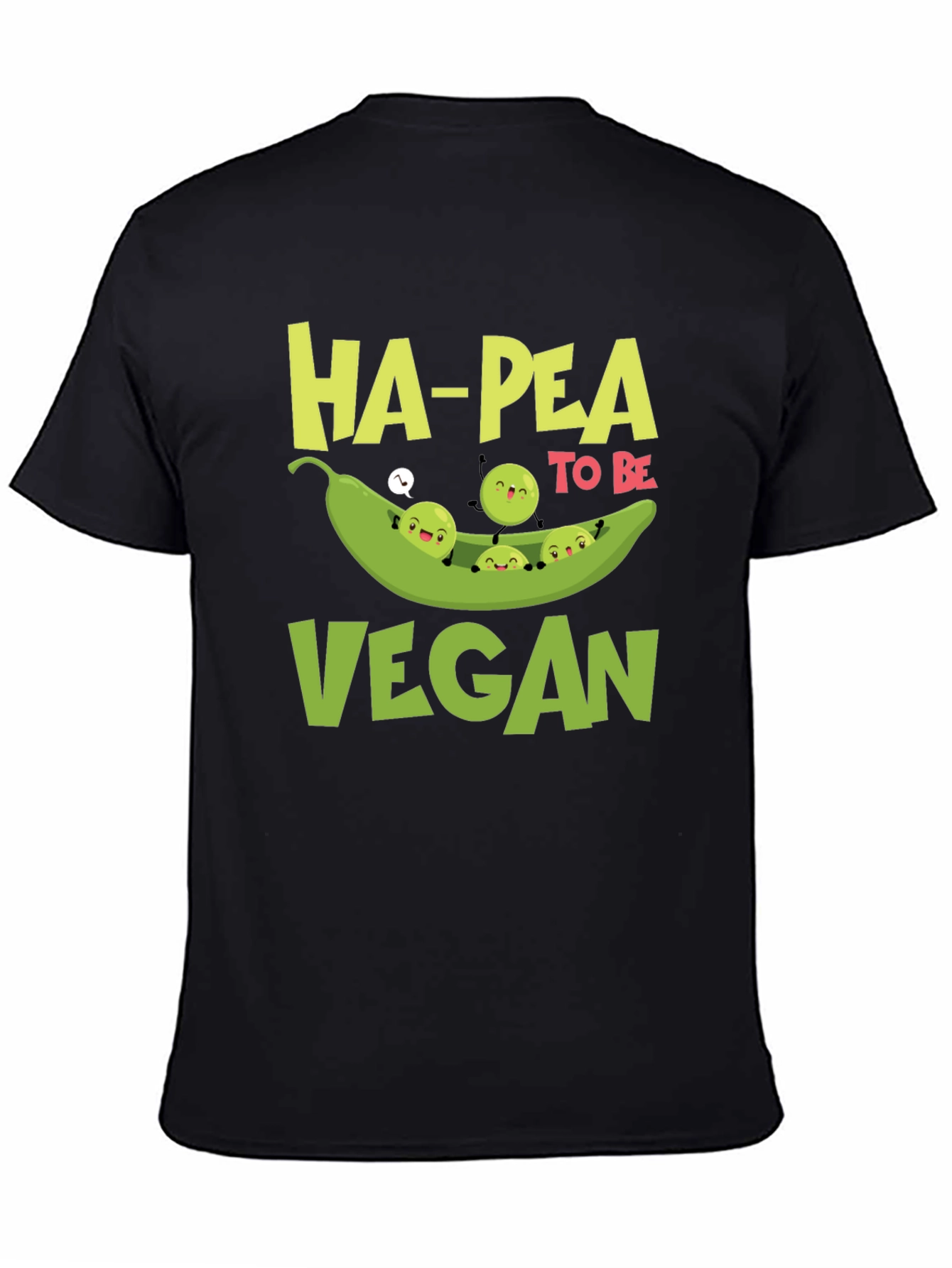 Ha-Pea to be Vegan Graphic T-Shirt