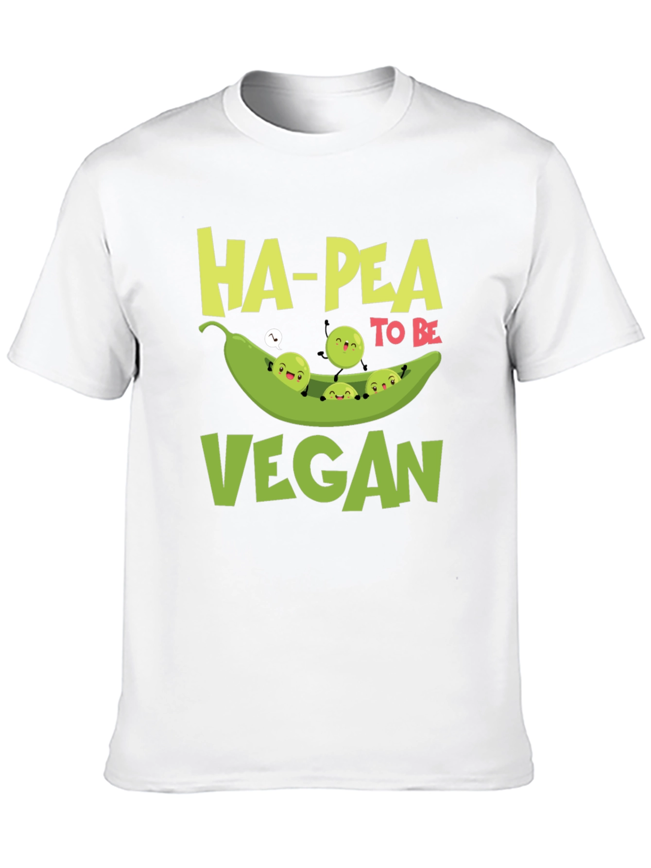 Ha-Pea to be Vegan Graphic T-Shirt