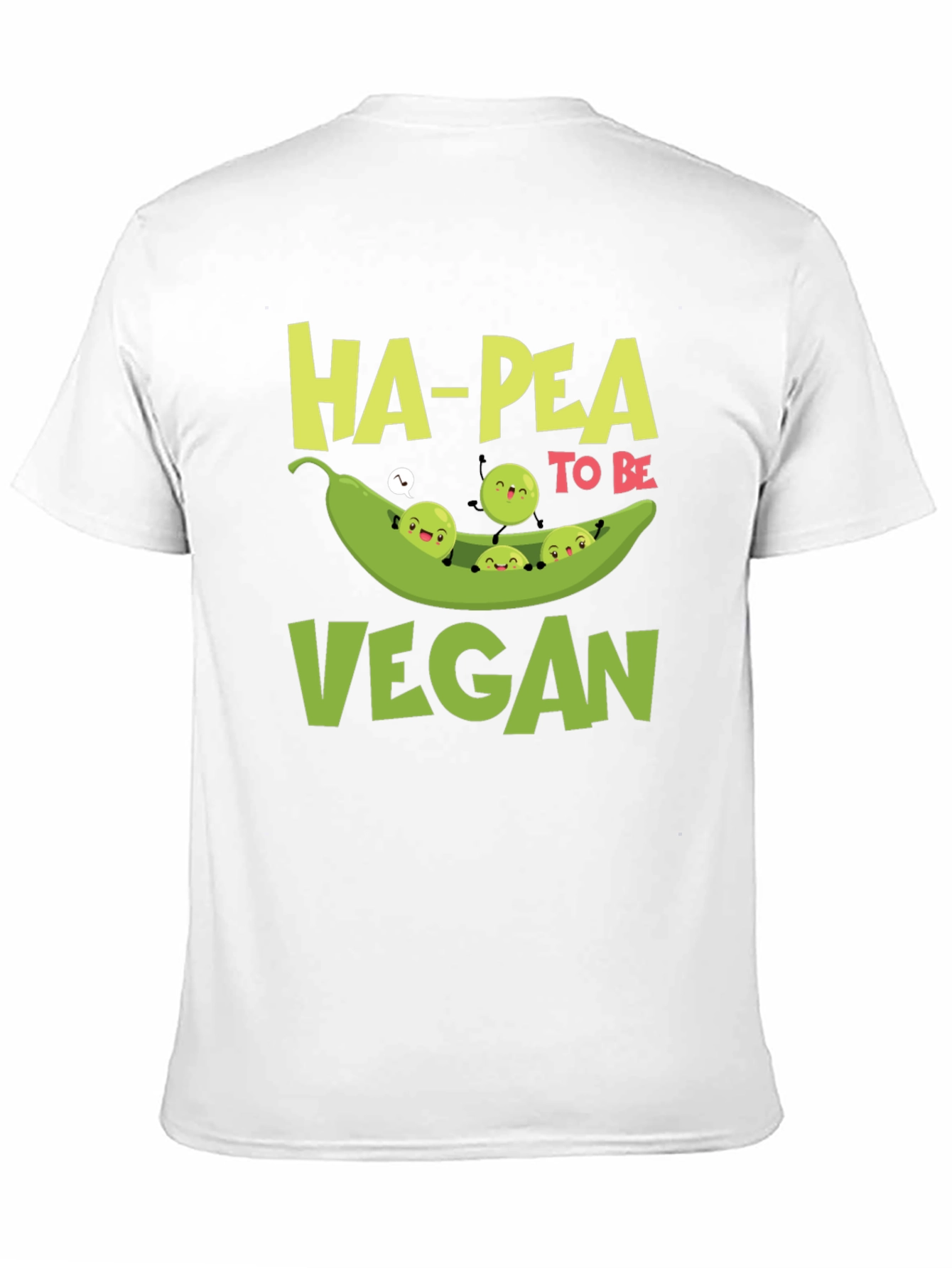 Ha-Pea to be Vegan Graphic T-Shirt