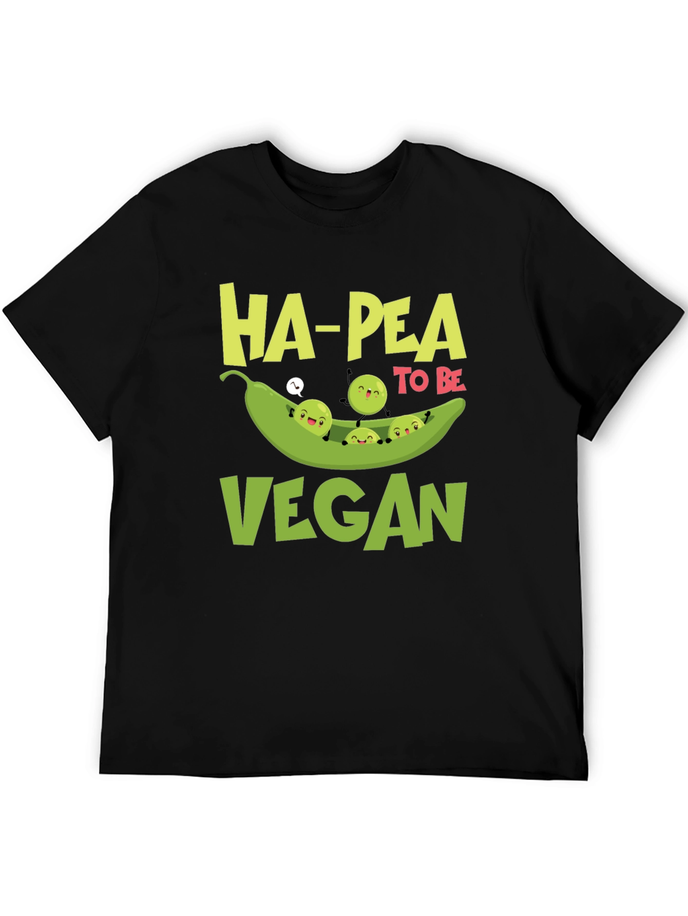 Ha-Pea to be Vegan Graphic T-Shirt