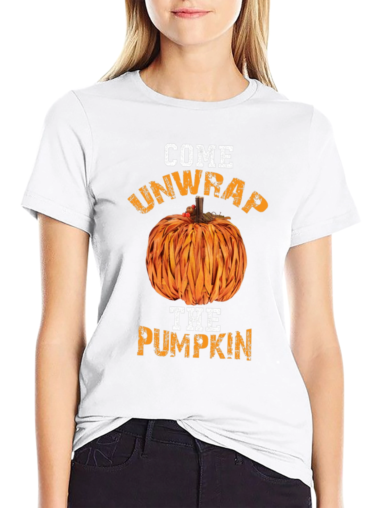 Come Unwrap The Pumpkin Graphic Tee