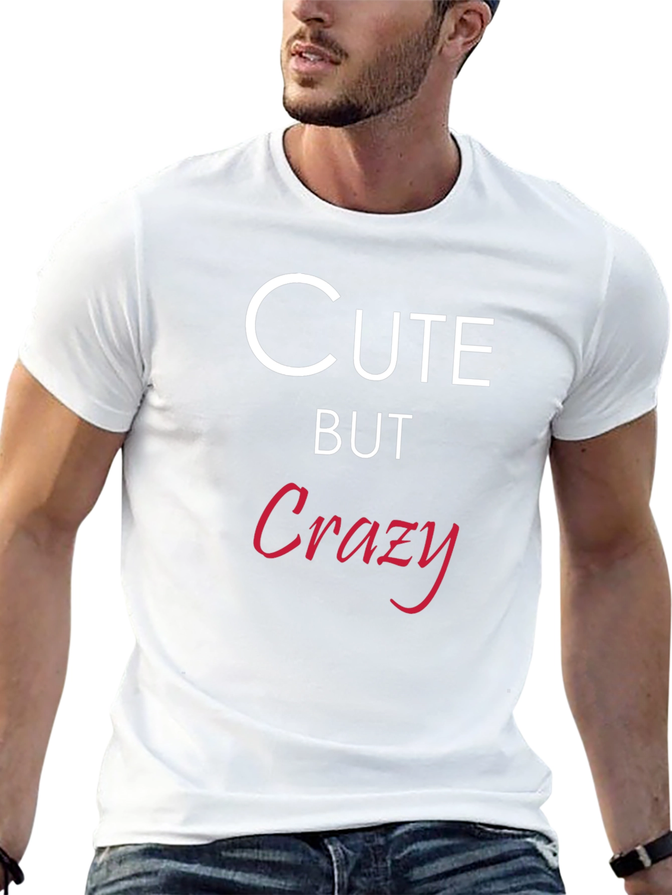 Cute But Crazy Black Graphic Tee Shirt