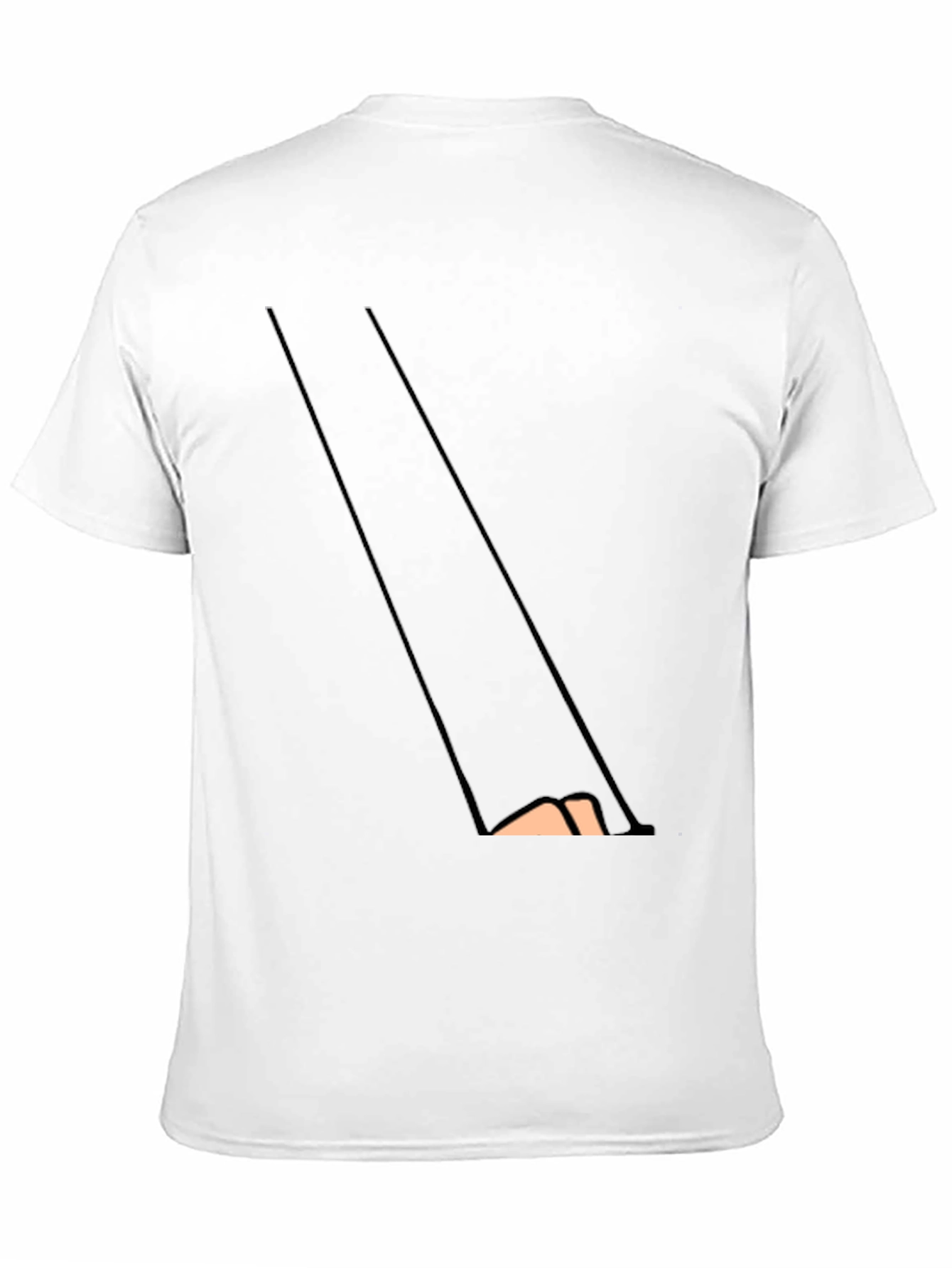 Modern Minimalist Graphic Tee - Black