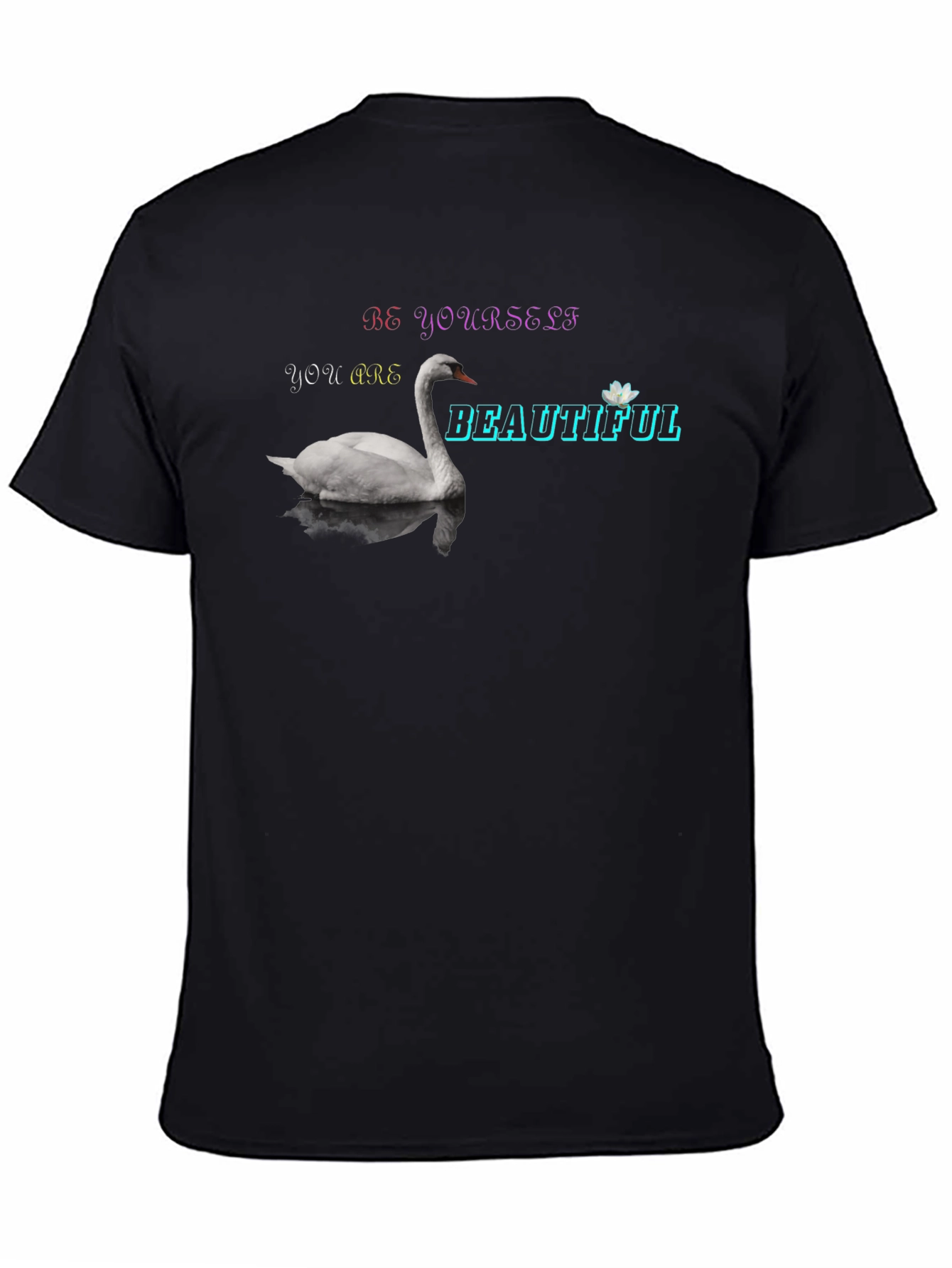 Be Yourself Swan Graphic T-Shirt