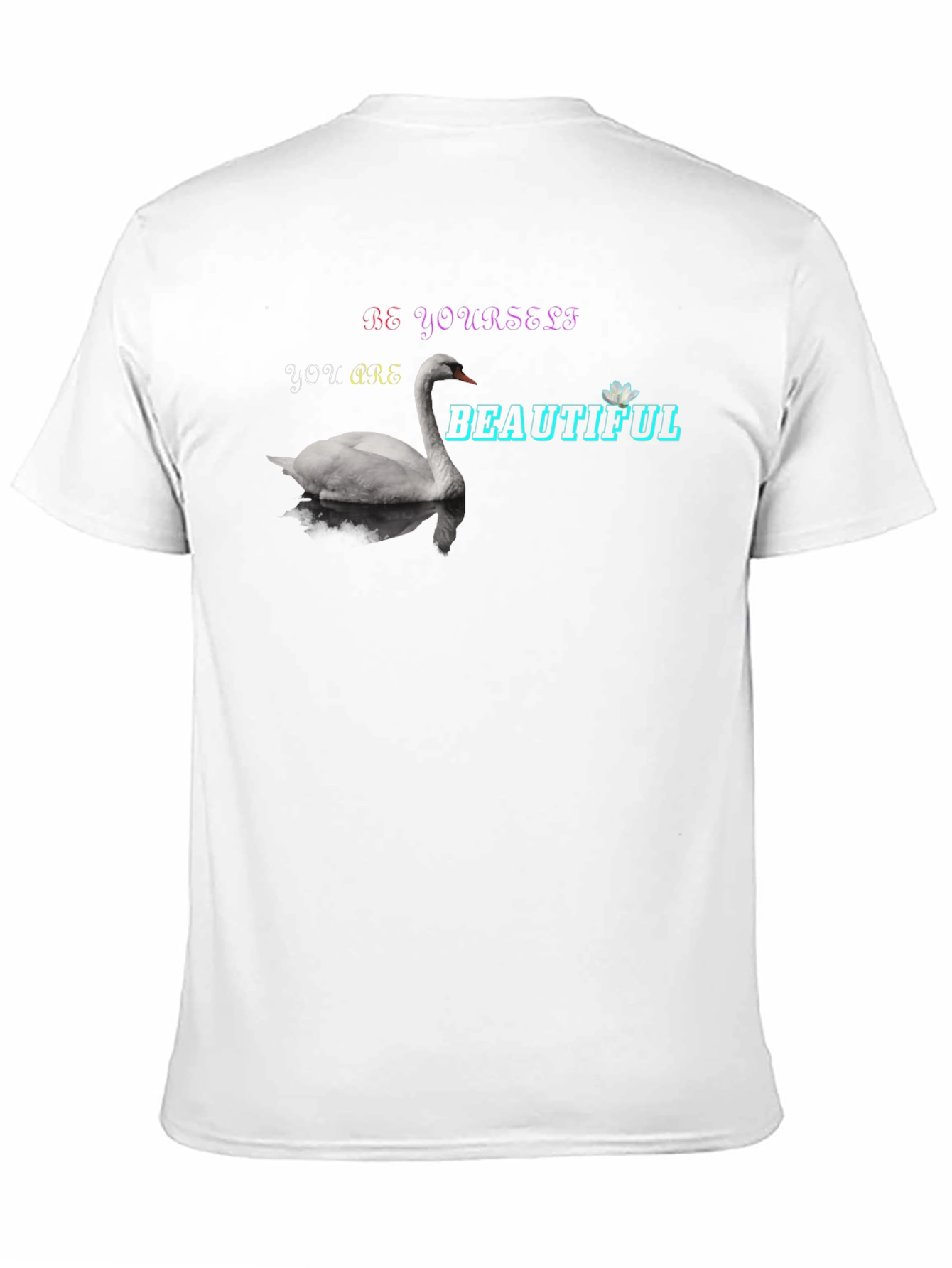 Be Yourself Swan Graphic T-Shirt