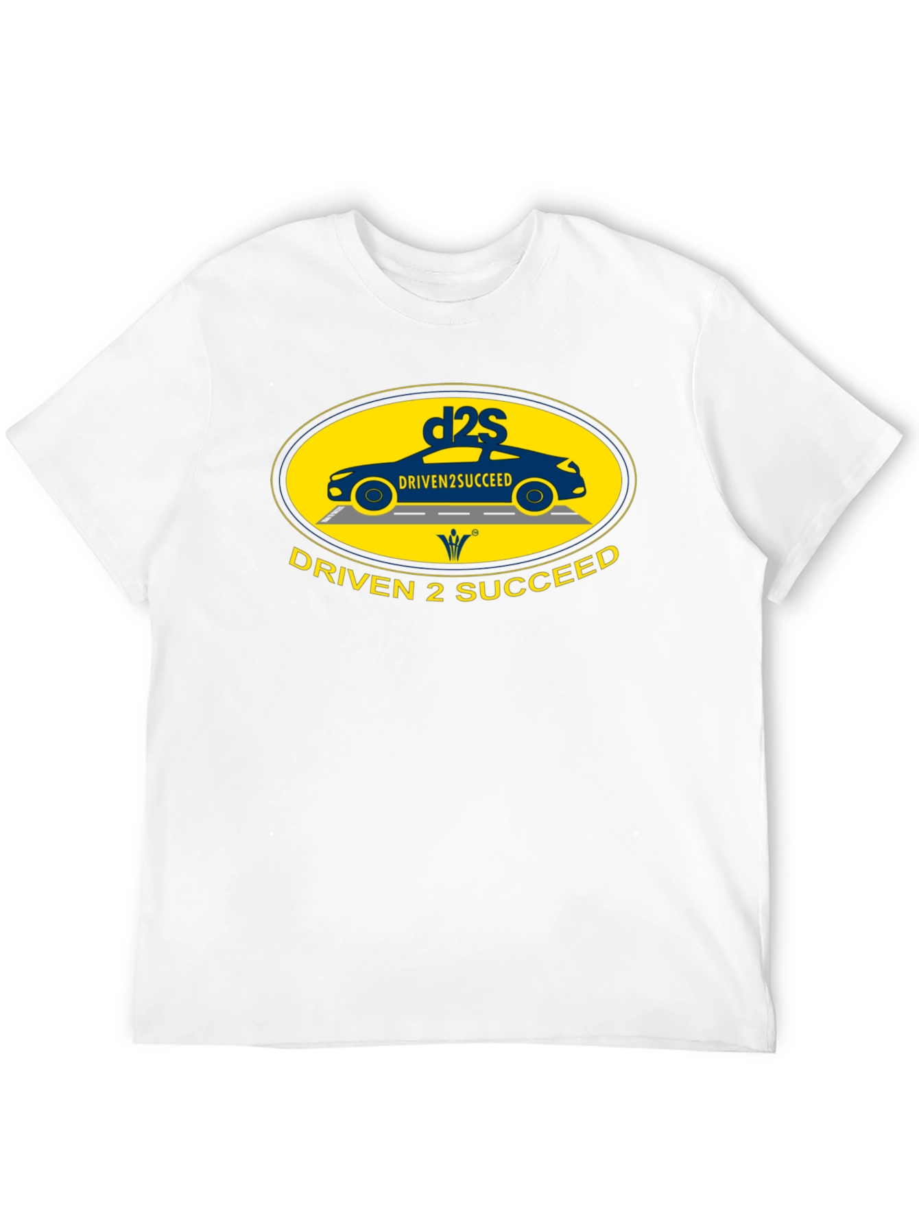 Driven 2 Succeed Black T-Shirt with Car Design