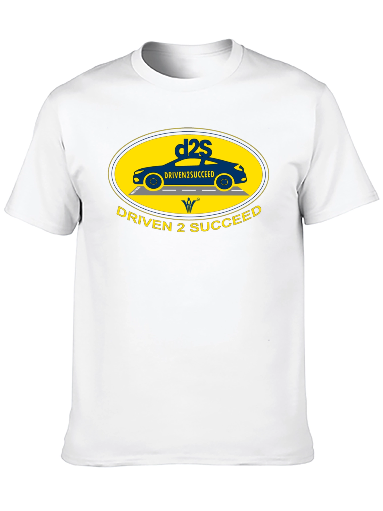 Driven 2 Succeed Black T-Shirt with Car Design