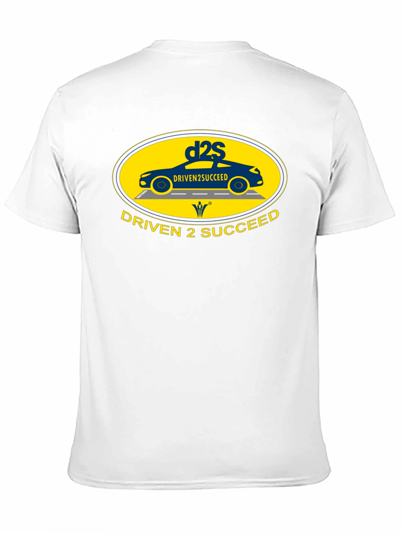 Driven 2 Succeed Black T-Shirt with Car Design