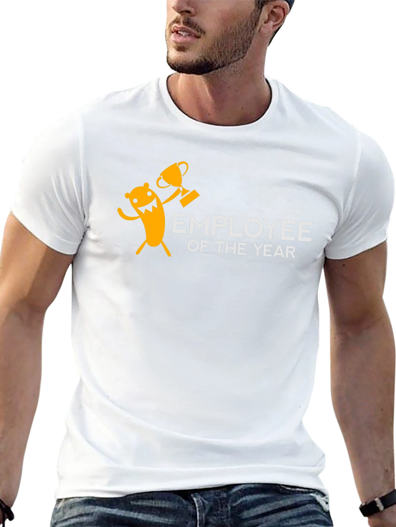 Employee of the Year Black Graphic Tee