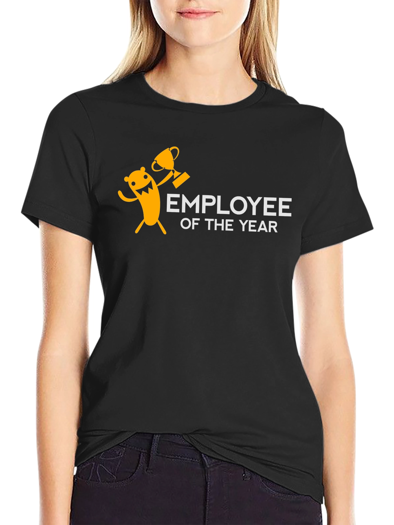 Employee of the Year Black Graphic Tee