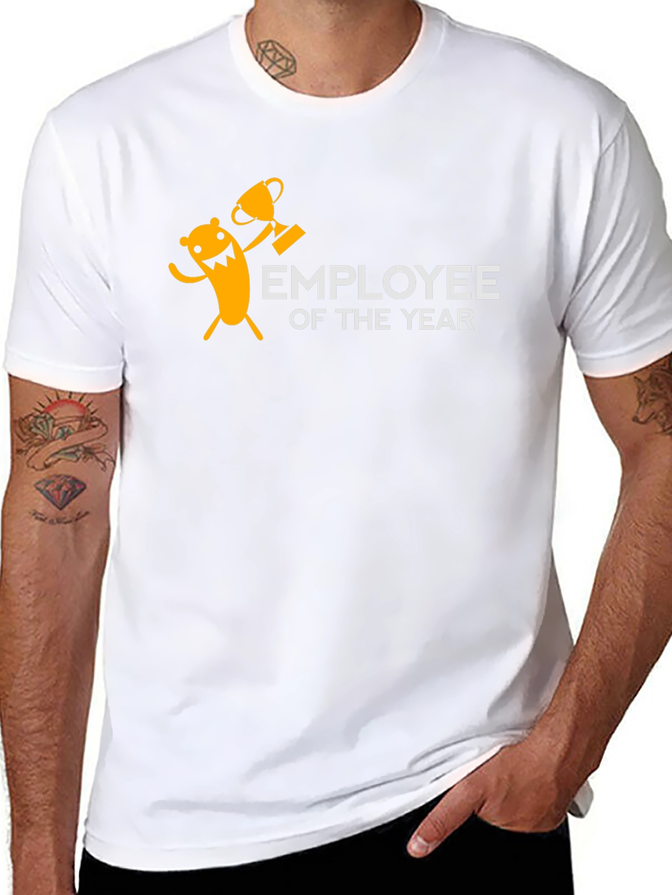Employee of the Year Black Graphic Tee