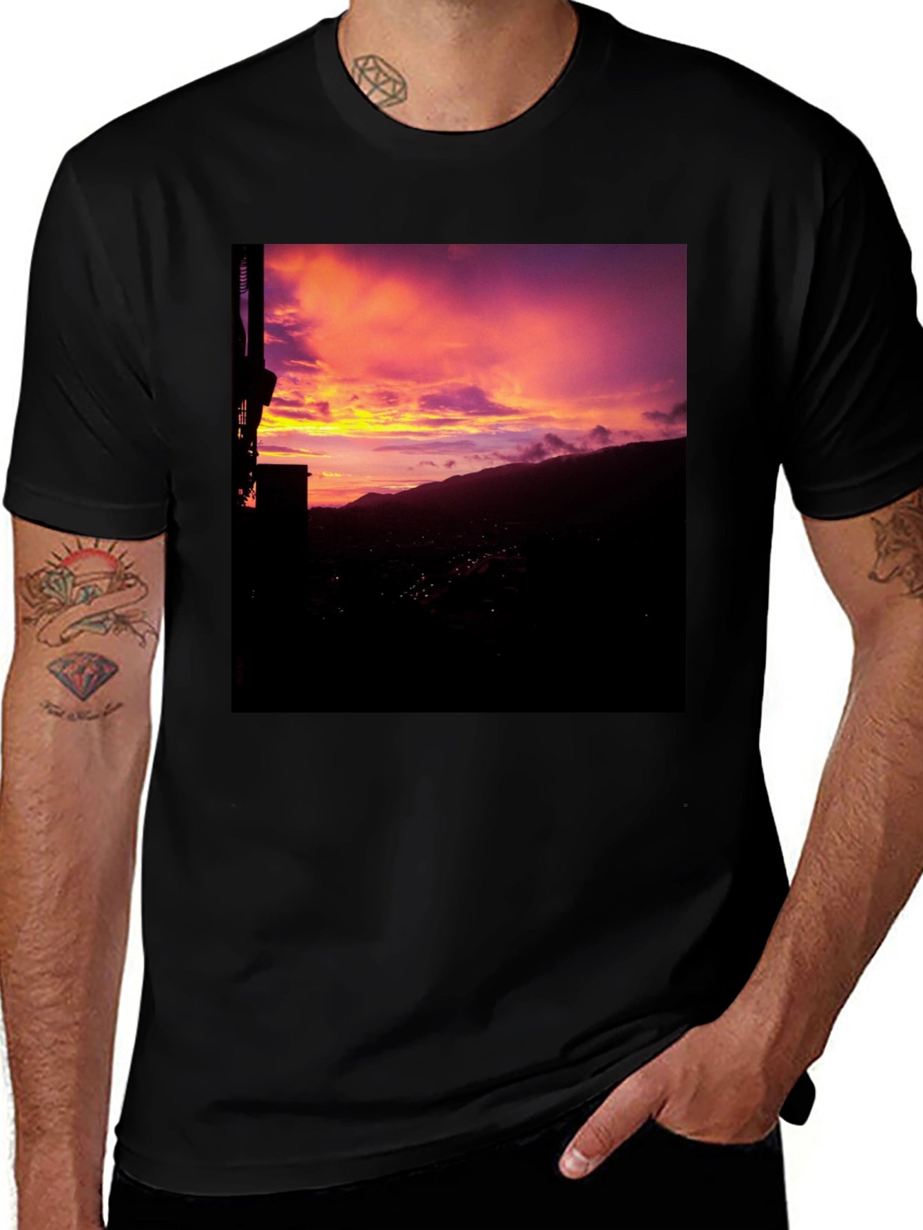 Sunset Mountain View T-Shirt