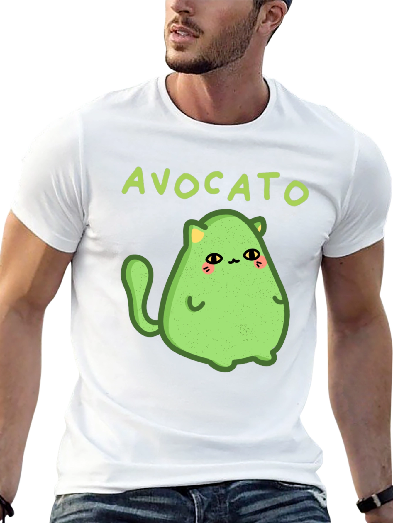 Avocato T-Shirt - Cute Avocado Cat Graphic Tee