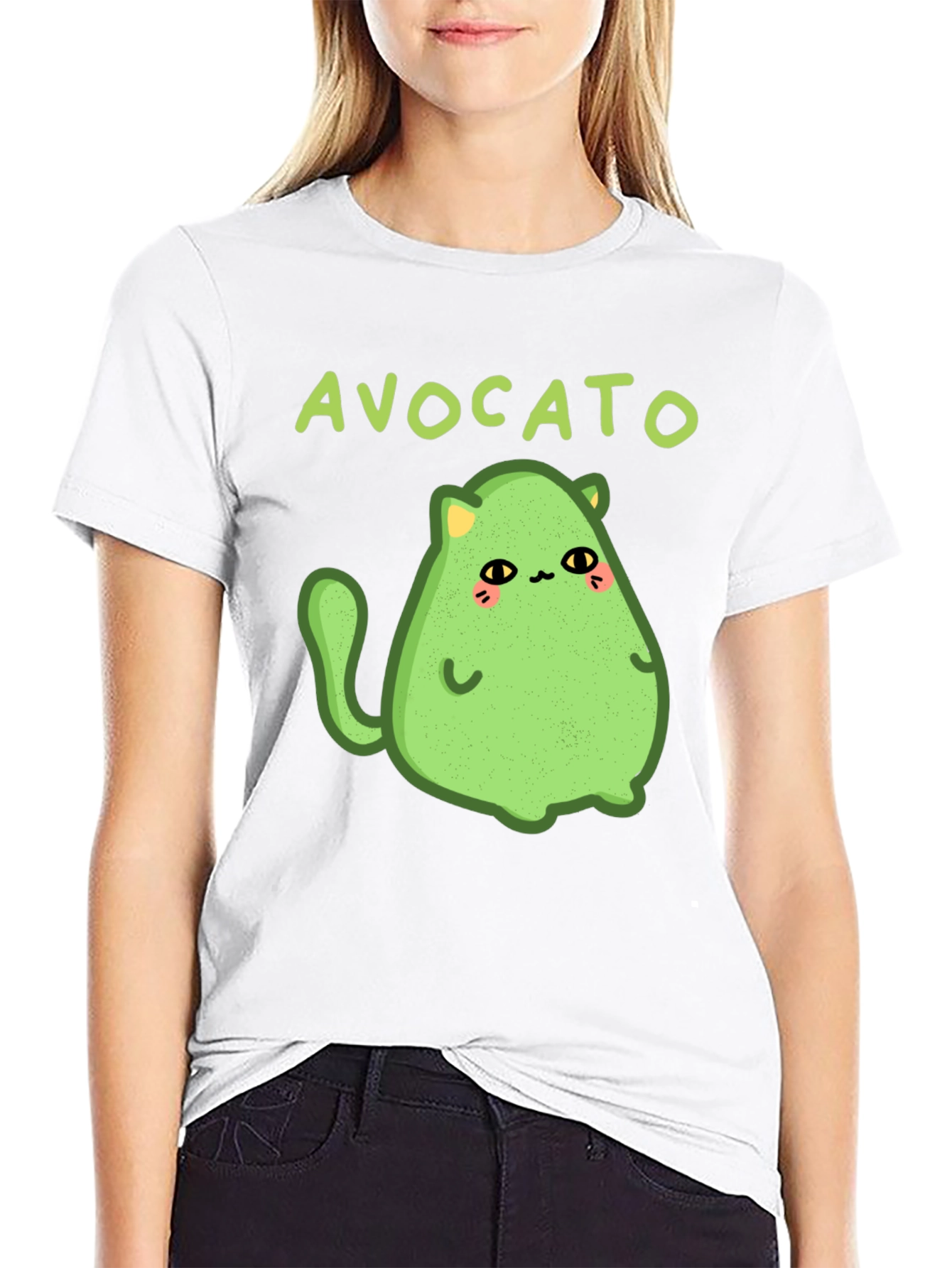 Avocato T-Shirt - Cute Avocado Cat Graphic Tee