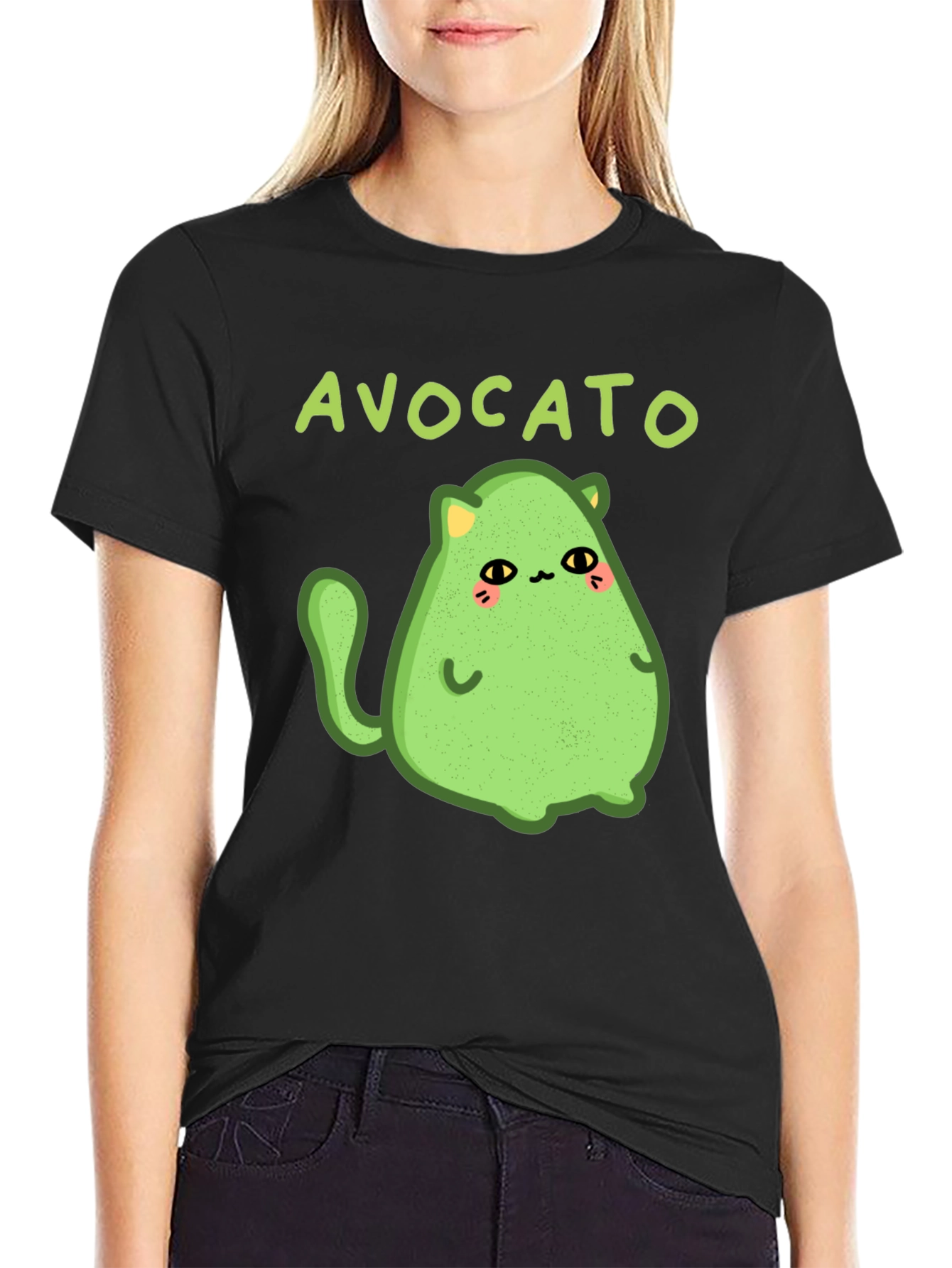 Avocato T-Shirt - Cute Avocado Cat Graphic Tee