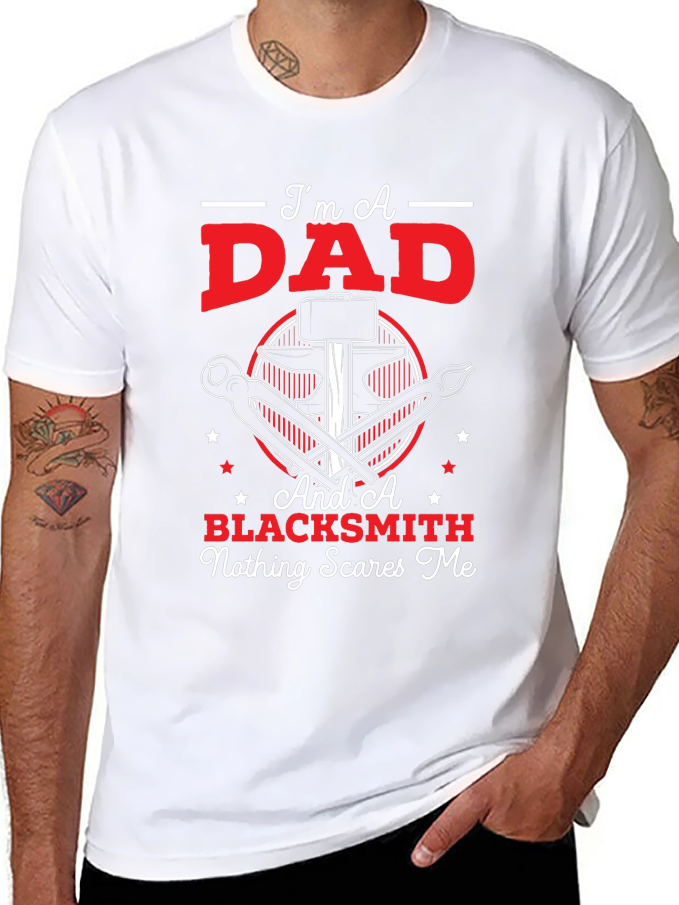 Dad Blacksmith Graphic T-Shirt