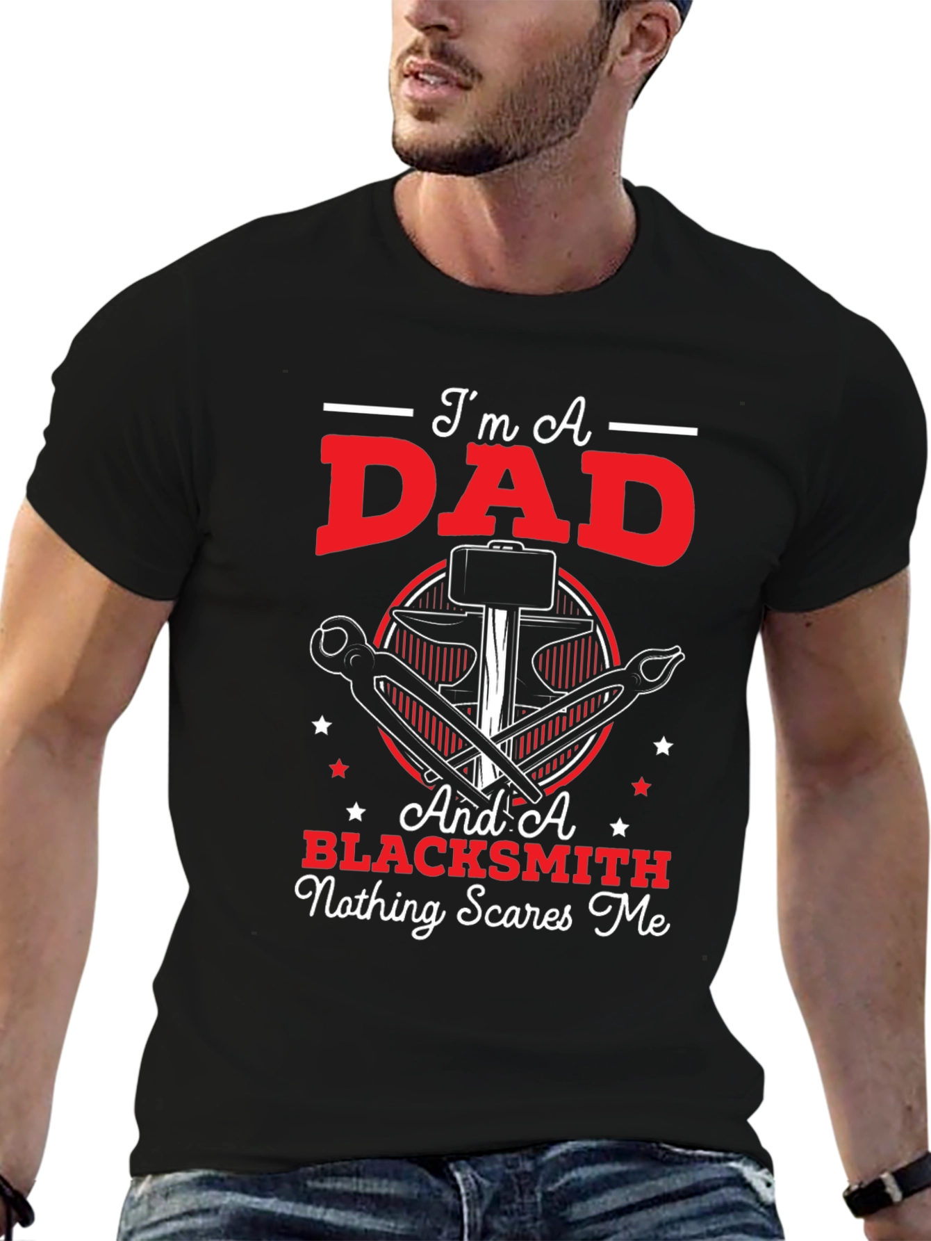 Dad Blacksmith Graphic T-Shirt