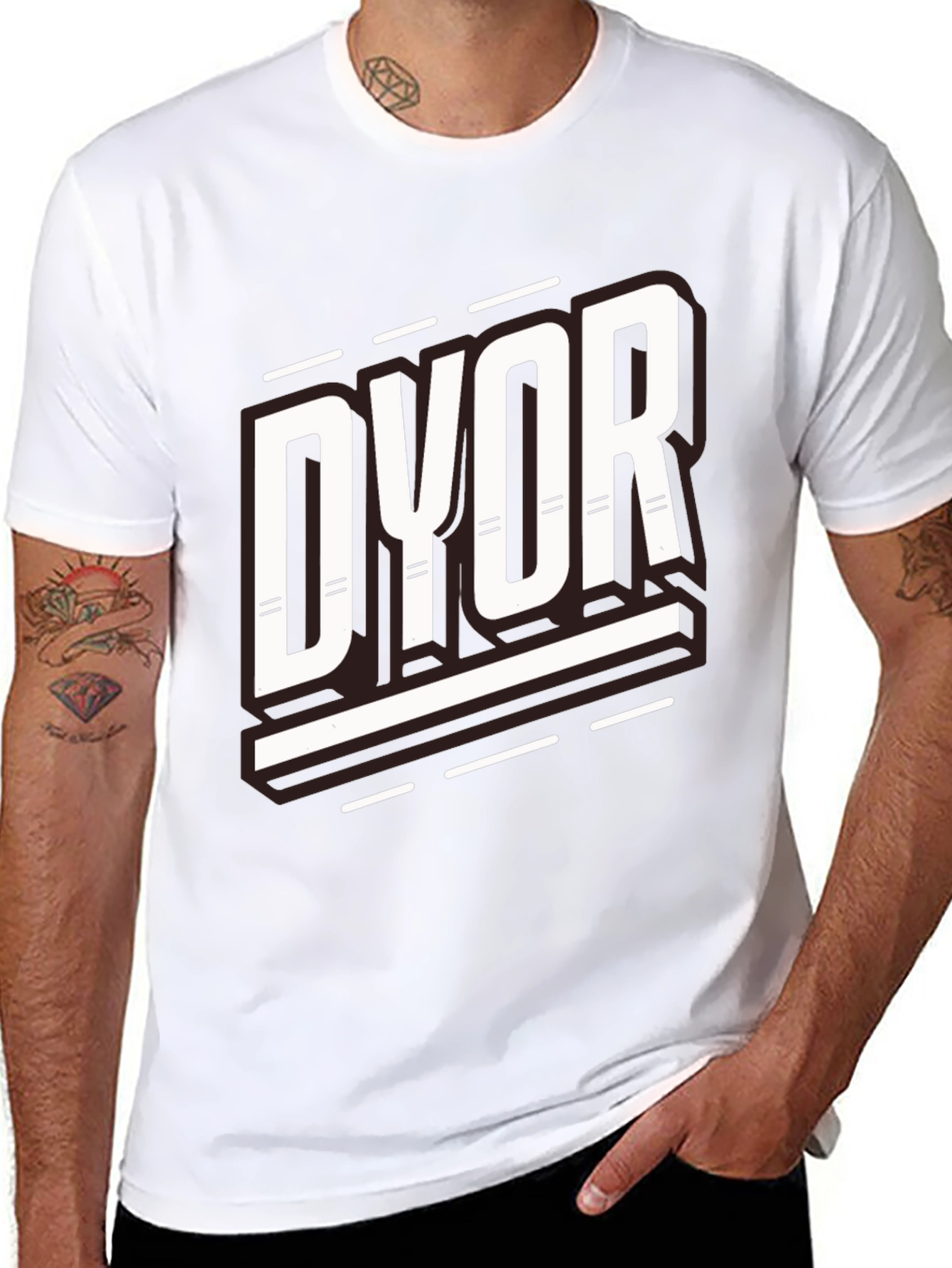 DYOR Black Graphic Tee