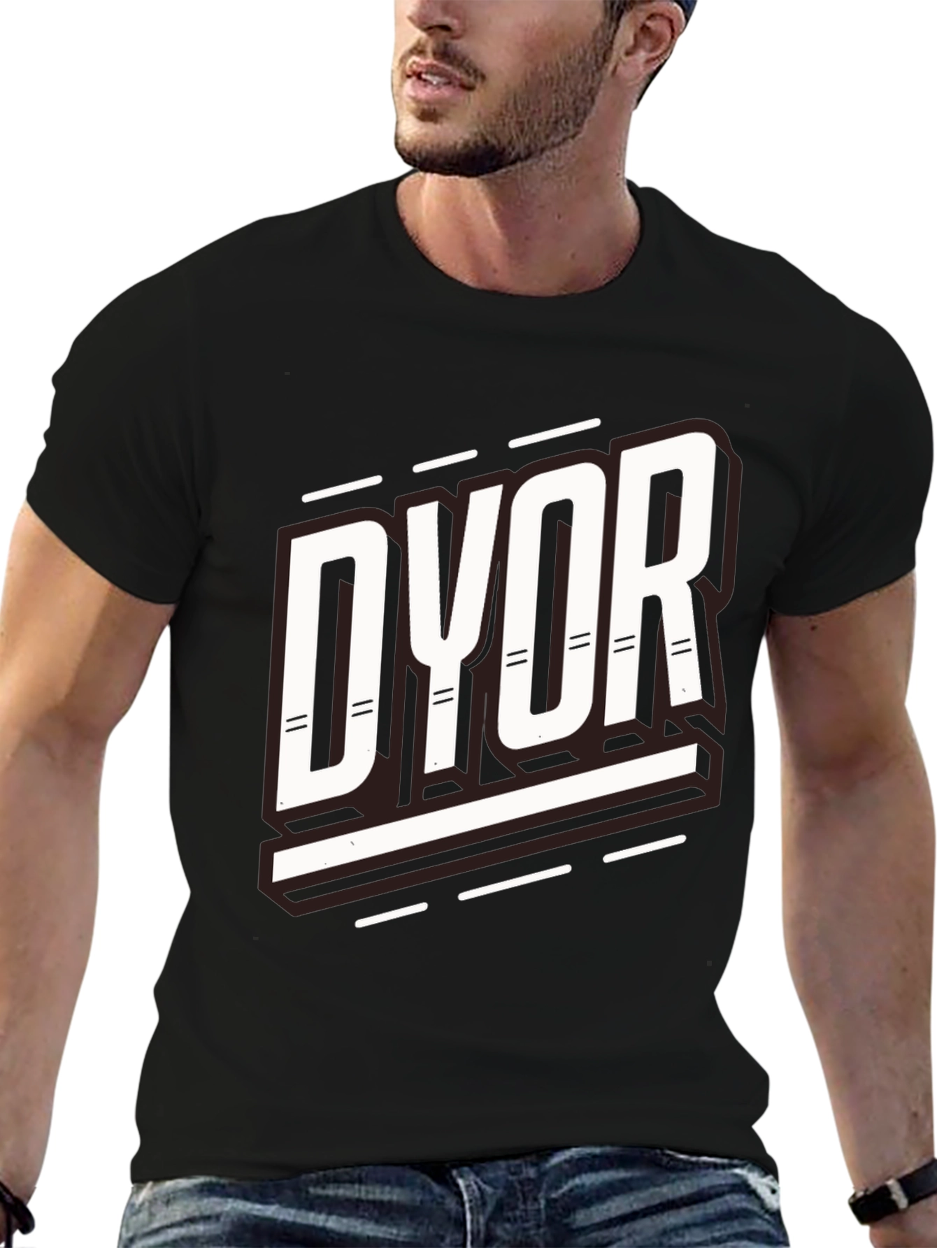 DYOR Black Graphic Tee