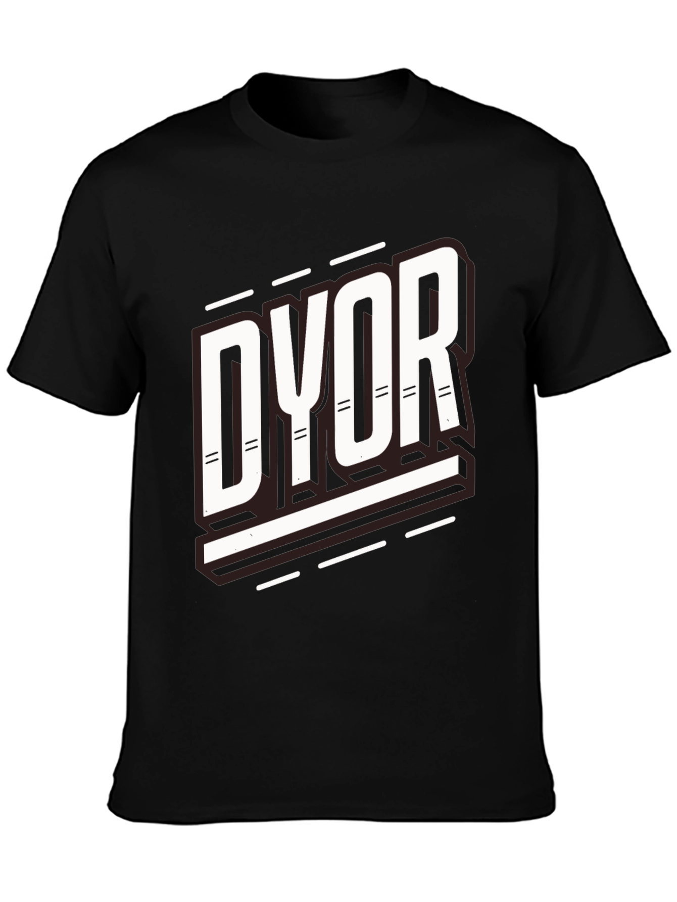 DYOR Black Graphic Tee