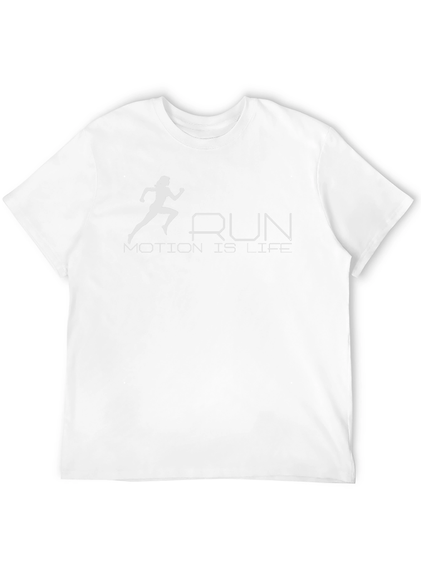 Run Motion is Life Black T-Shirt