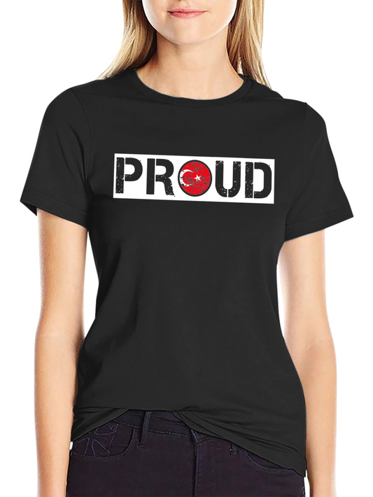 Proud Turkish Flag Graphic T-Shirt