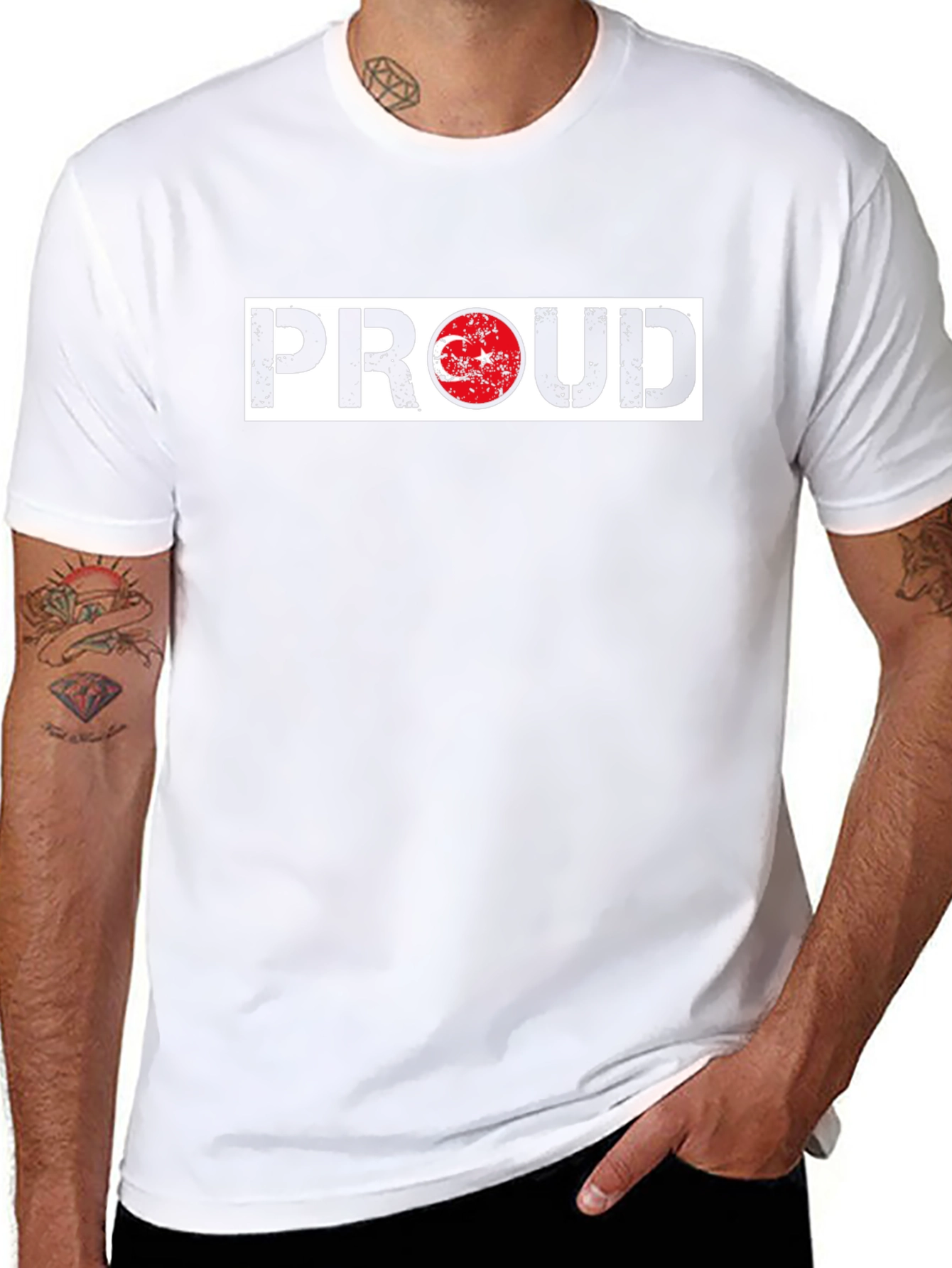 Proud Turkish Flag Graphic T-Shirt
