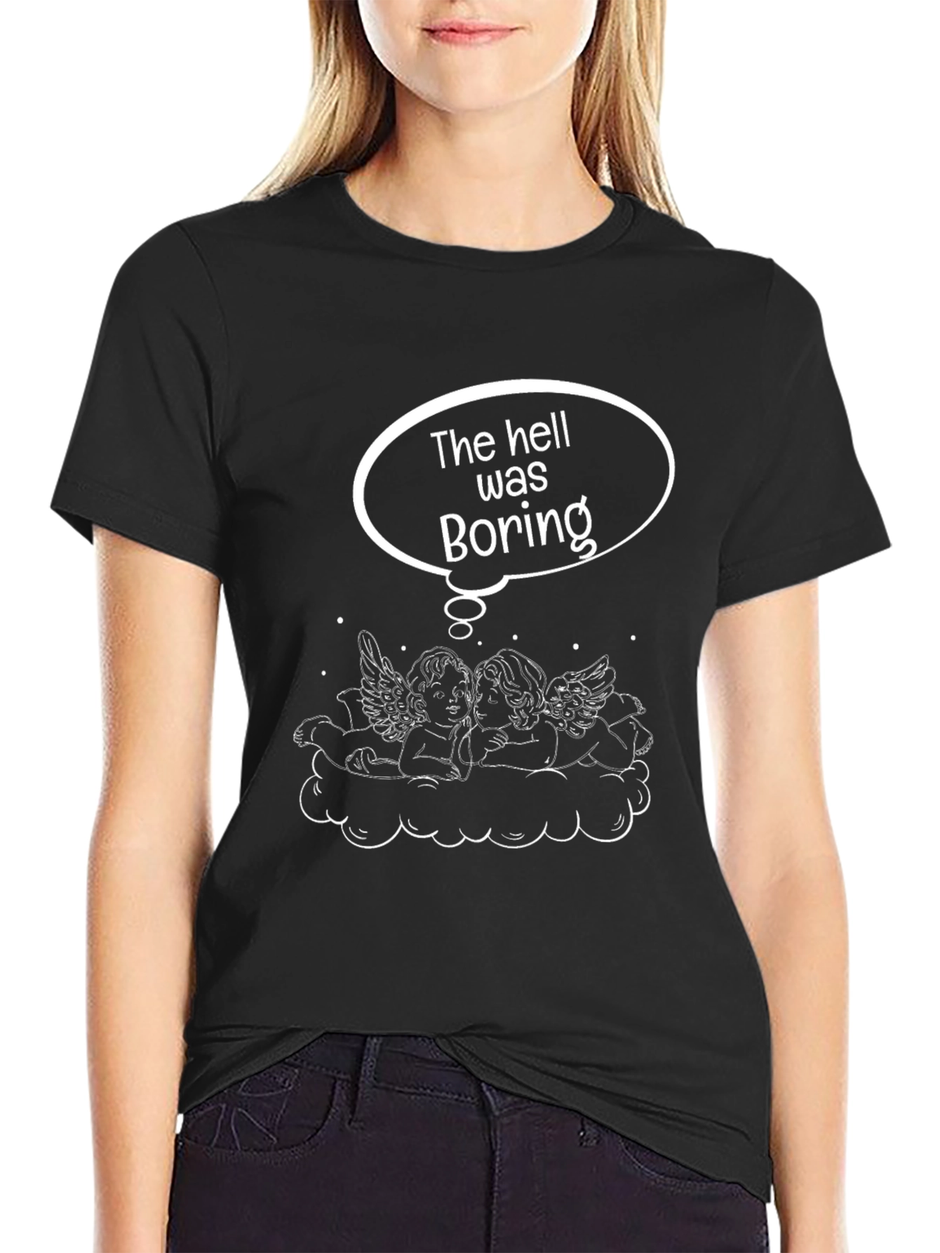 Boring Hell Angels Graphic T-Shirt