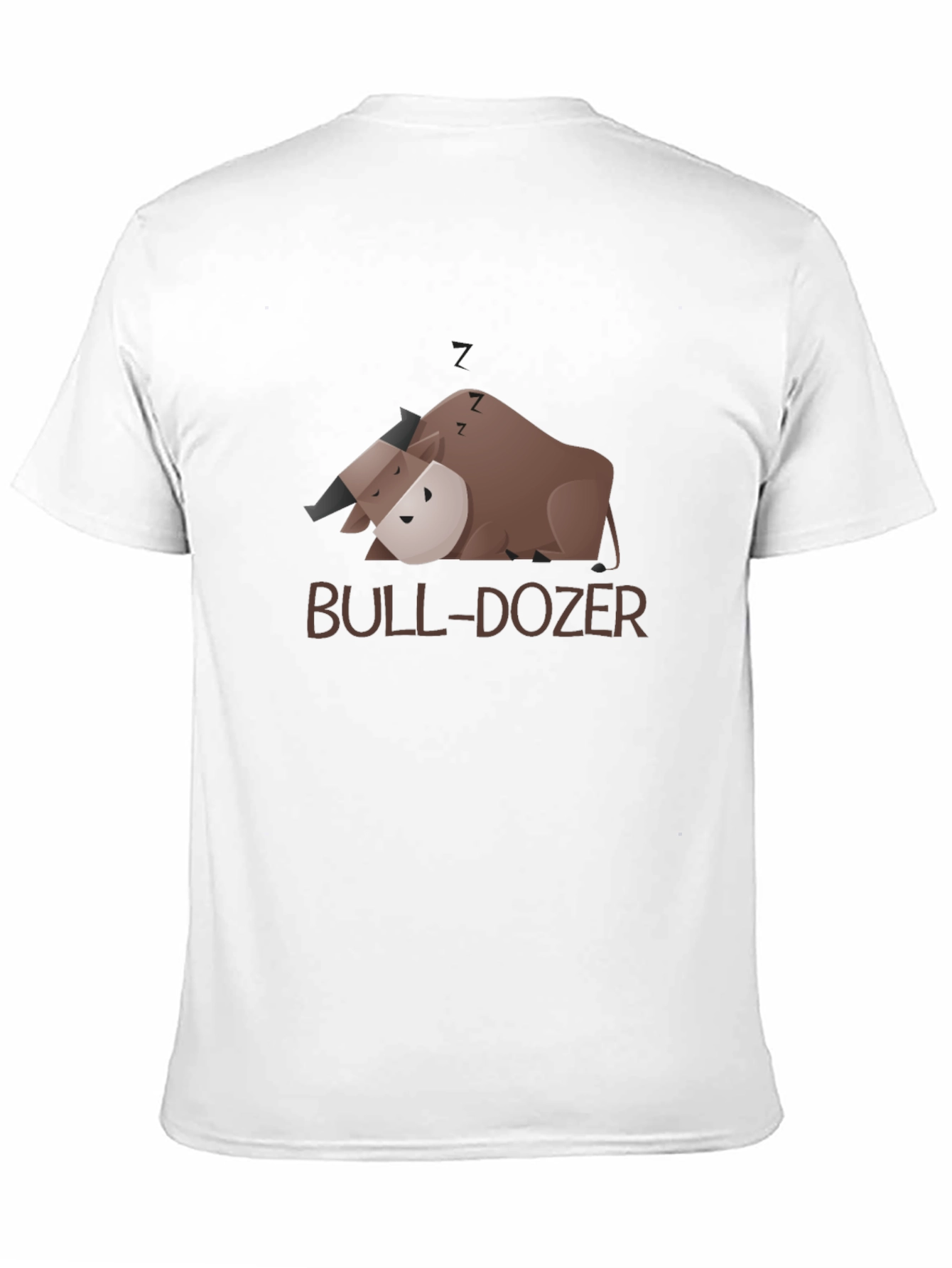 Bull-Dozer Graphic Black T-Shirt