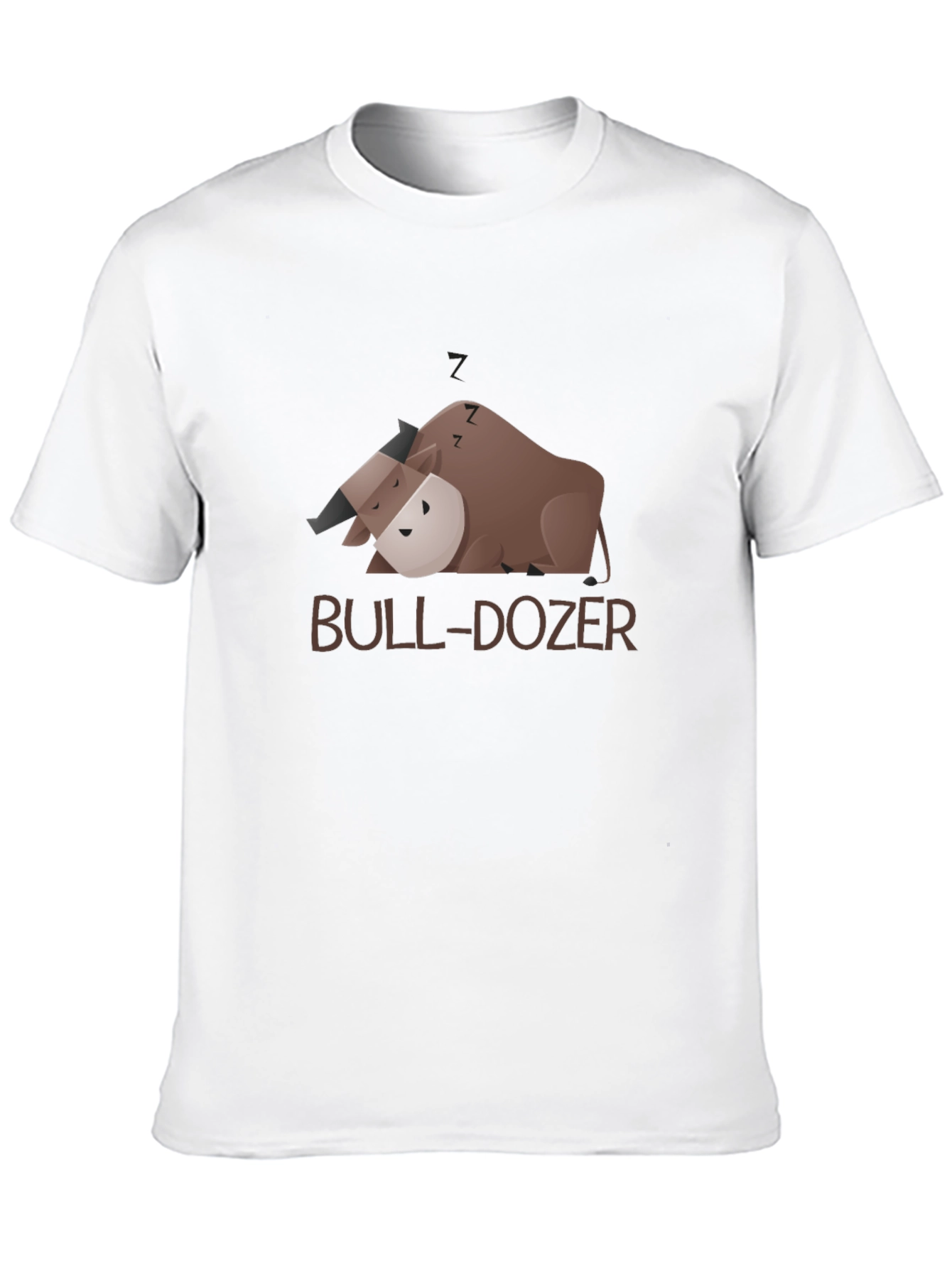 Bull-Dozer Graphic Black T-Shirt