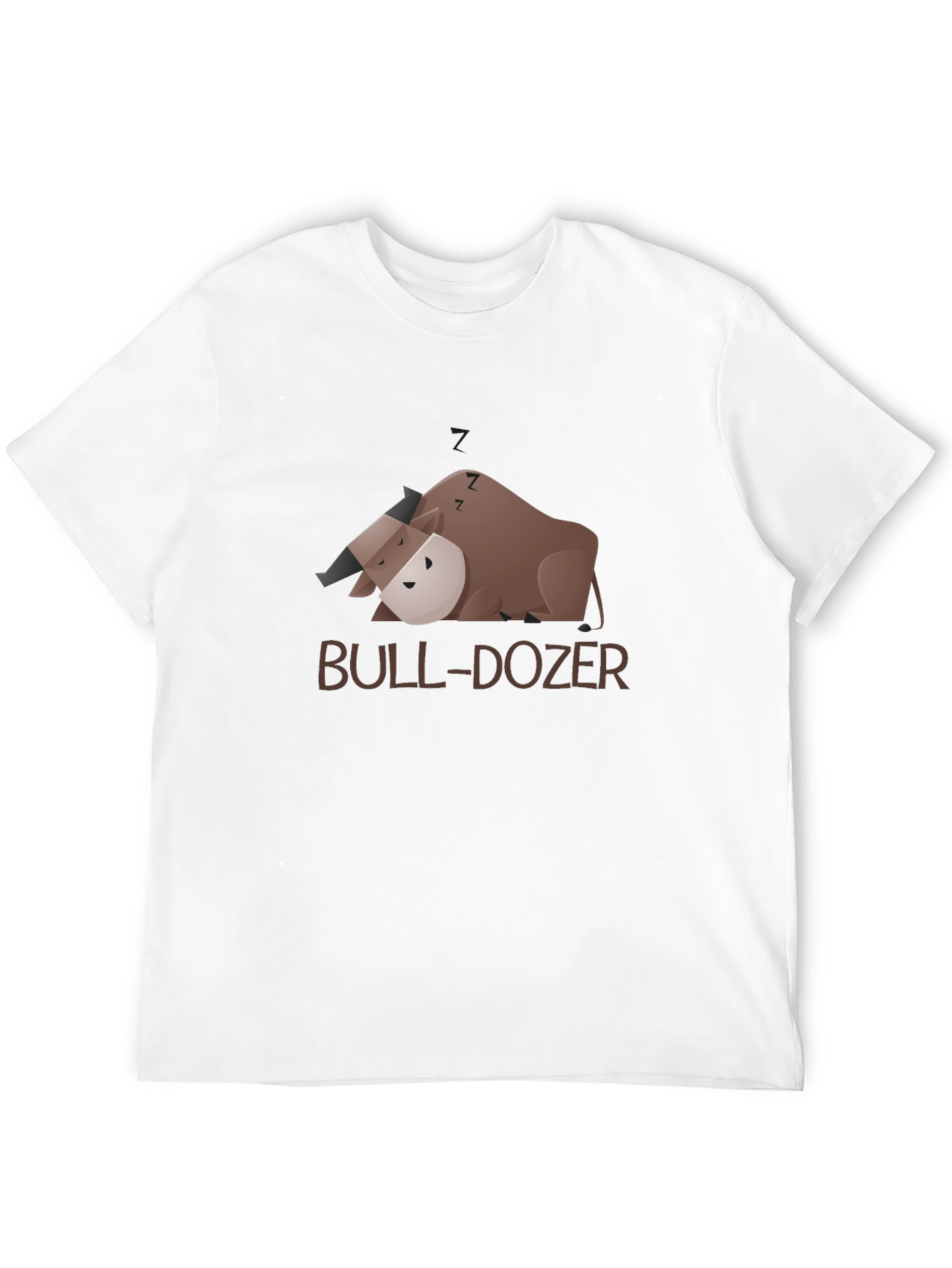 Bull-Dozer Graphic Black T-Shirt