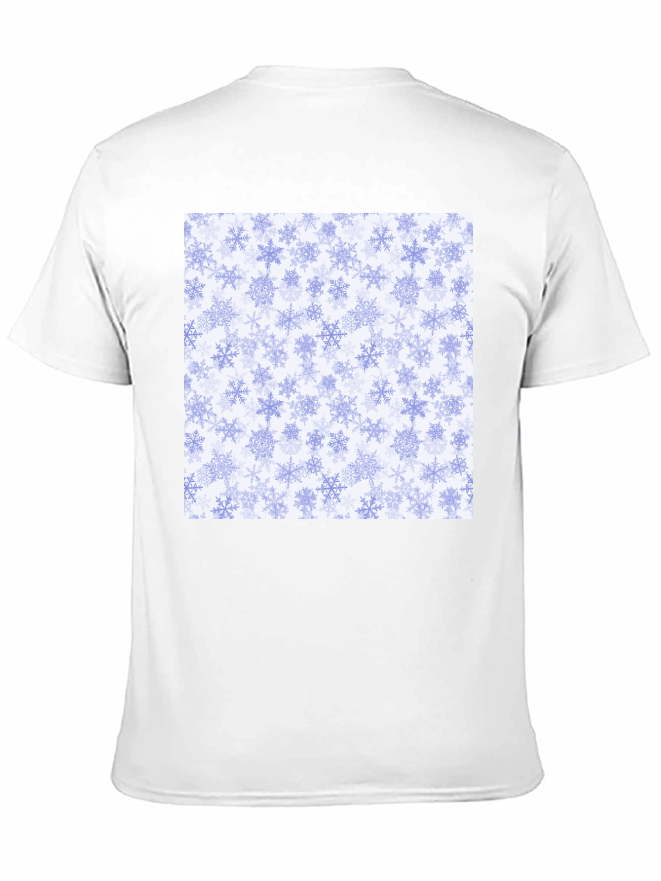 Snowflake Pattern Tee - Winter Holiday Style!