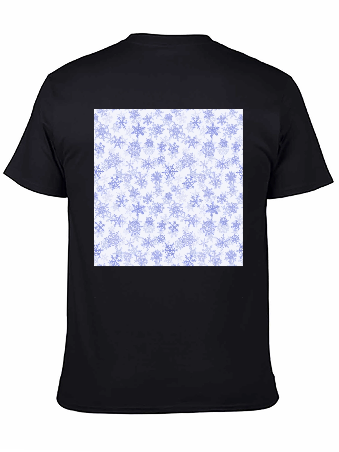 Snowflake Pattern Tee - Winter Holiday Style!
