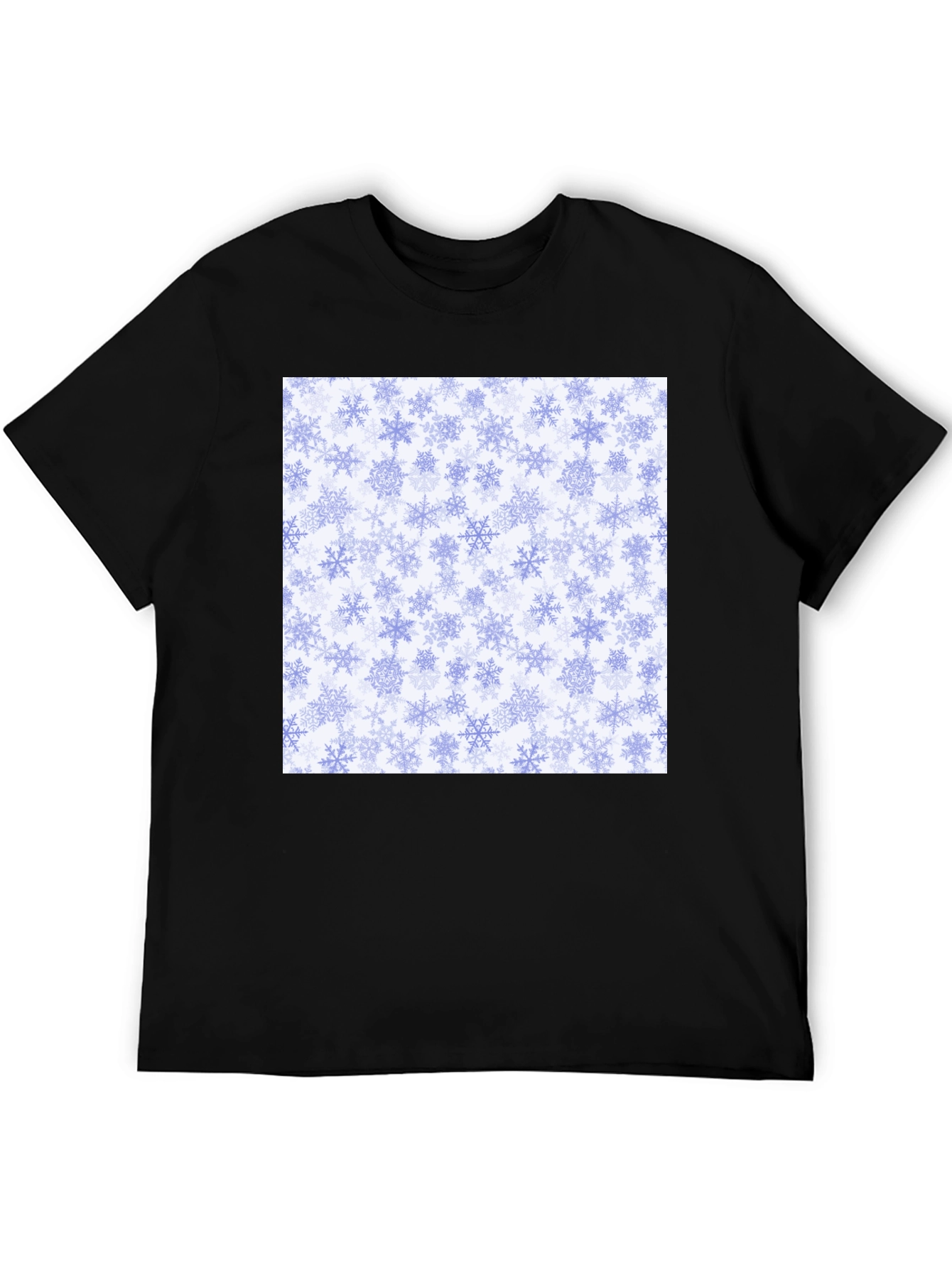 Snowflake Pattern Tee - Winter Holiday Style!