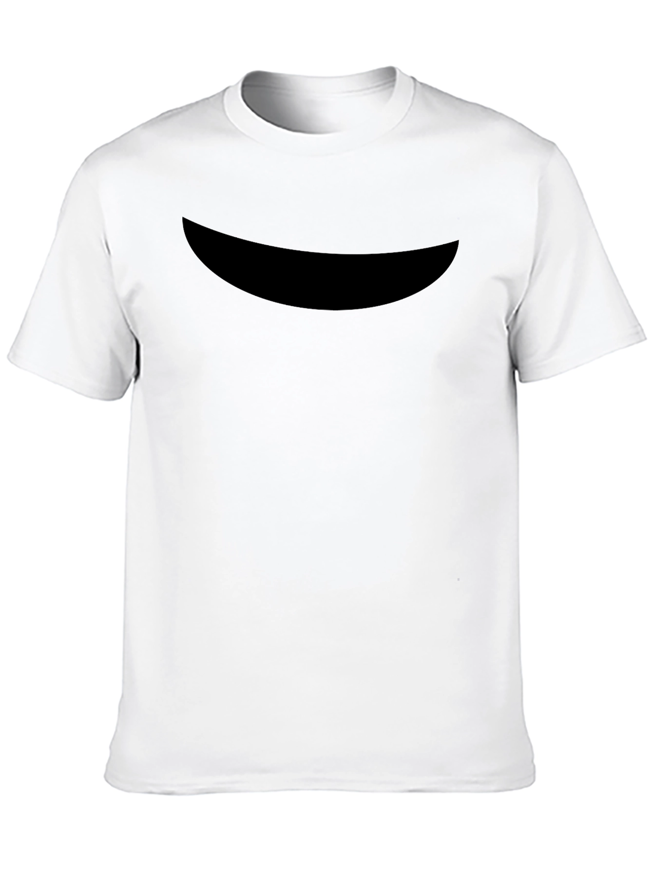 Black Crew Neck T-Shirt - Minimalist Design