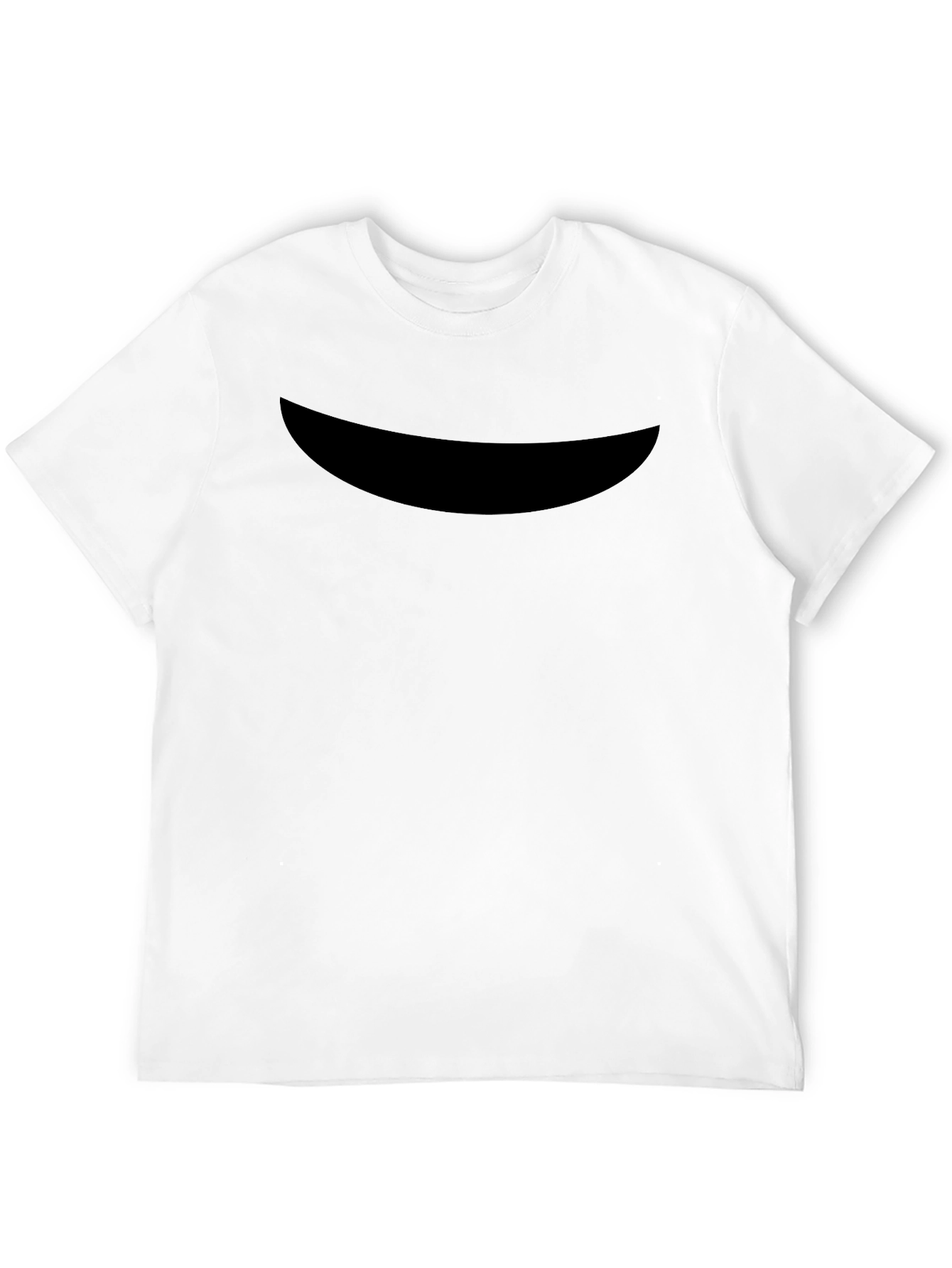 Black Crew Neck T-Shirt - Minimalist Design