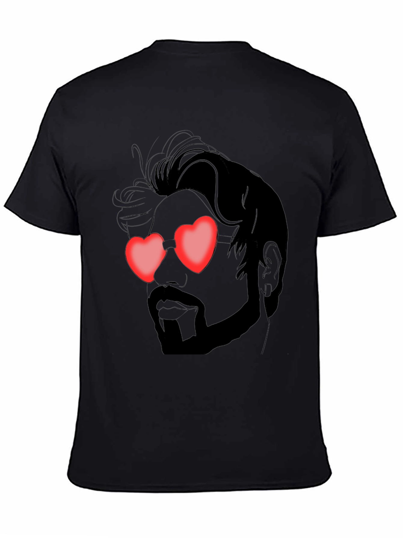 Heart Eyes Man Graphic Tee