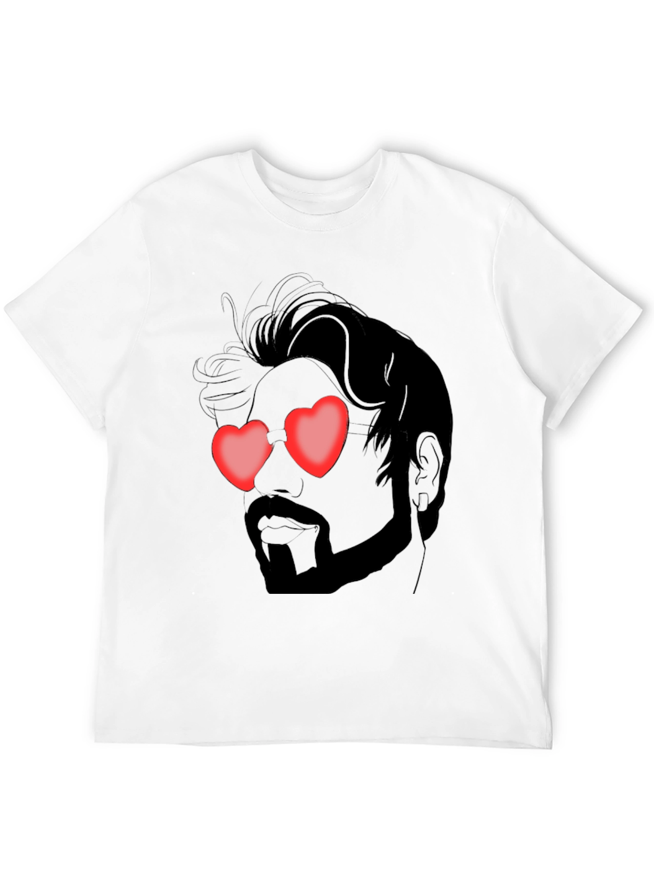Heart Eyes Man Graphic Tee